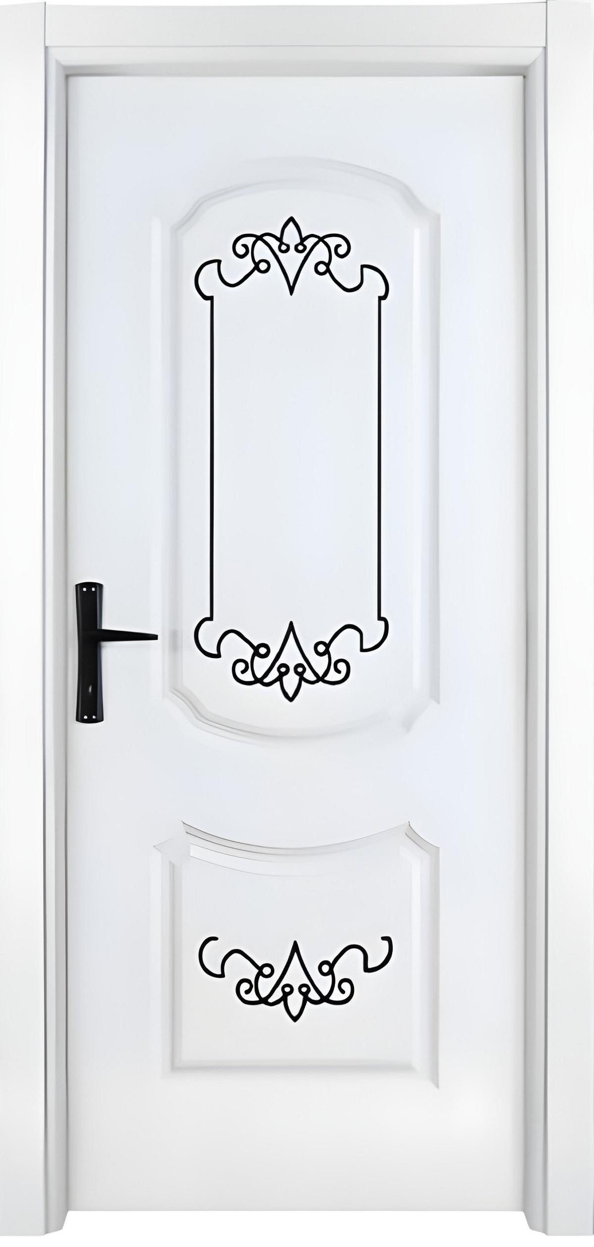 JVmoebel Zimmertür Weiße Sicherheitstür aus robustem Material