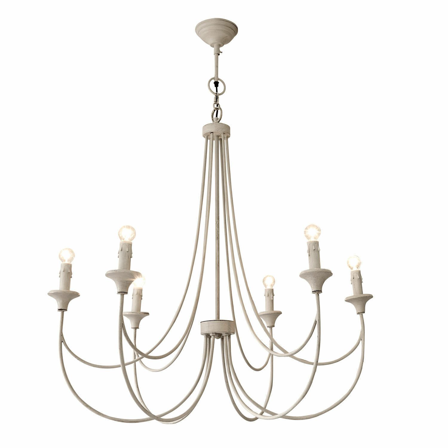 Kronleuchter Kronleuchter Blenhaven antikweiß