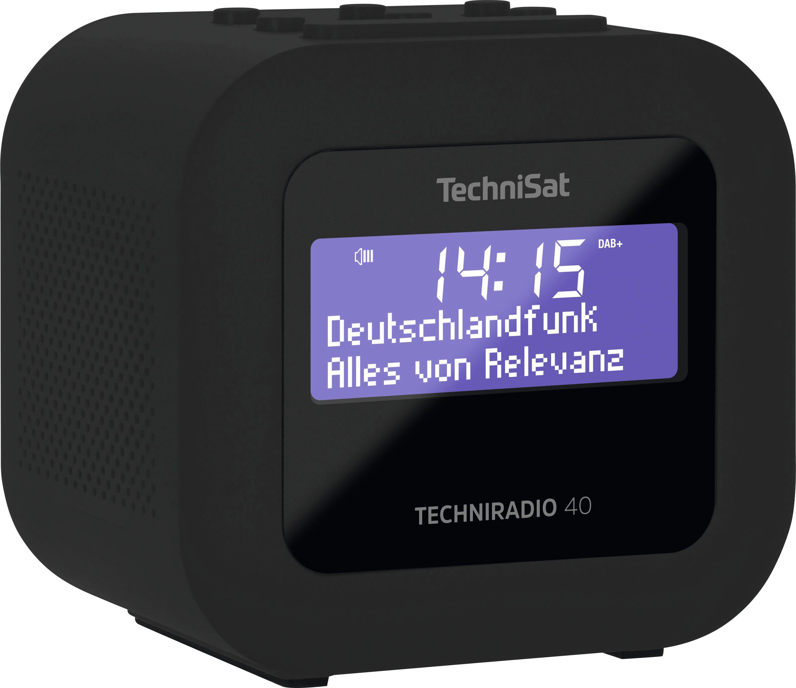 Einstellbarer RDS, W), TECHNIRADIO (DAB), TechniSat 40 mit Uhrenradio Sleep-Funktion Weckrhytmus Snooze- (Digitalradio / und 1,2 UKW