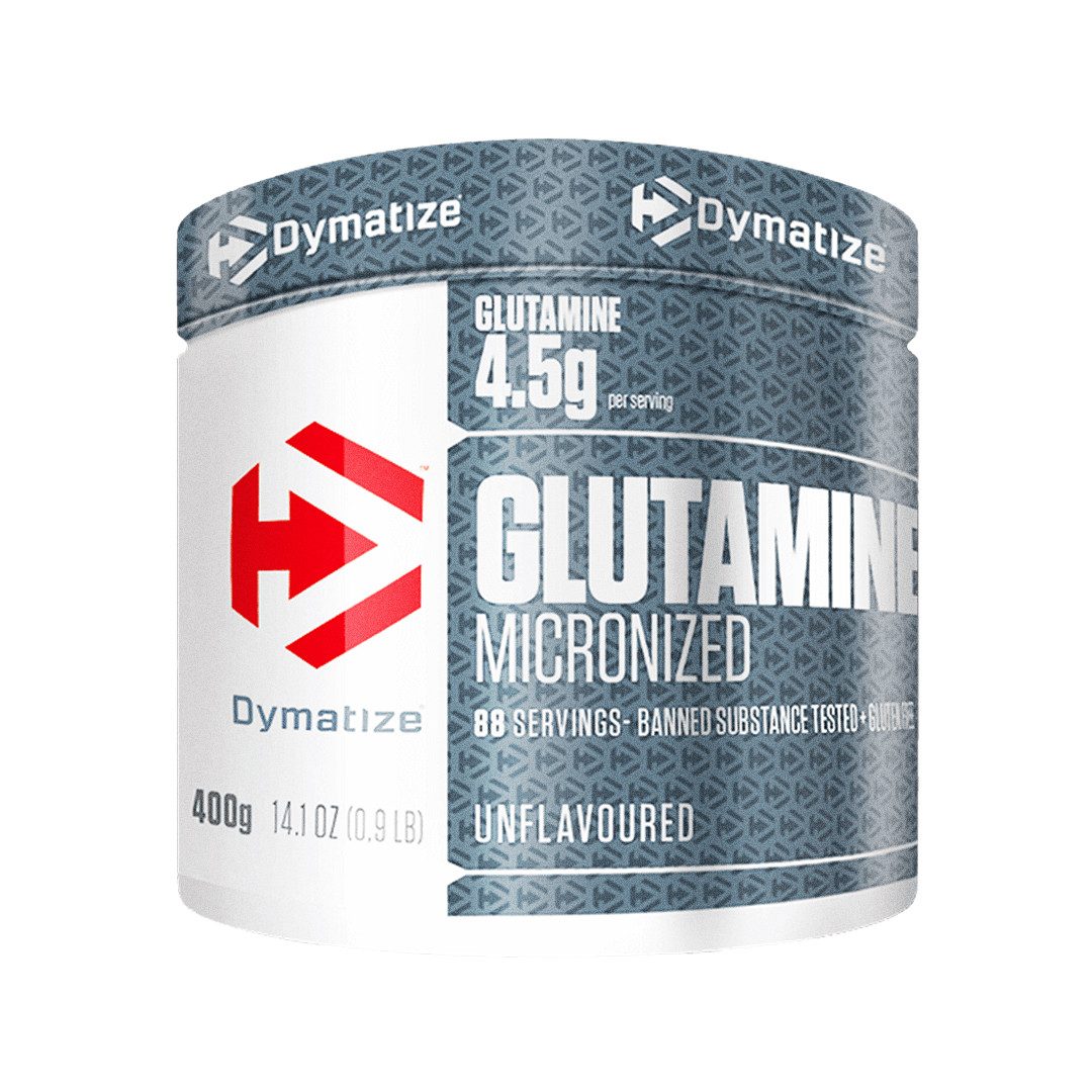 Dymatize Glutamin Pulver Glutamine Miconized Aminosäure 100% L-Glutamin 400 g Pulver, 400 g