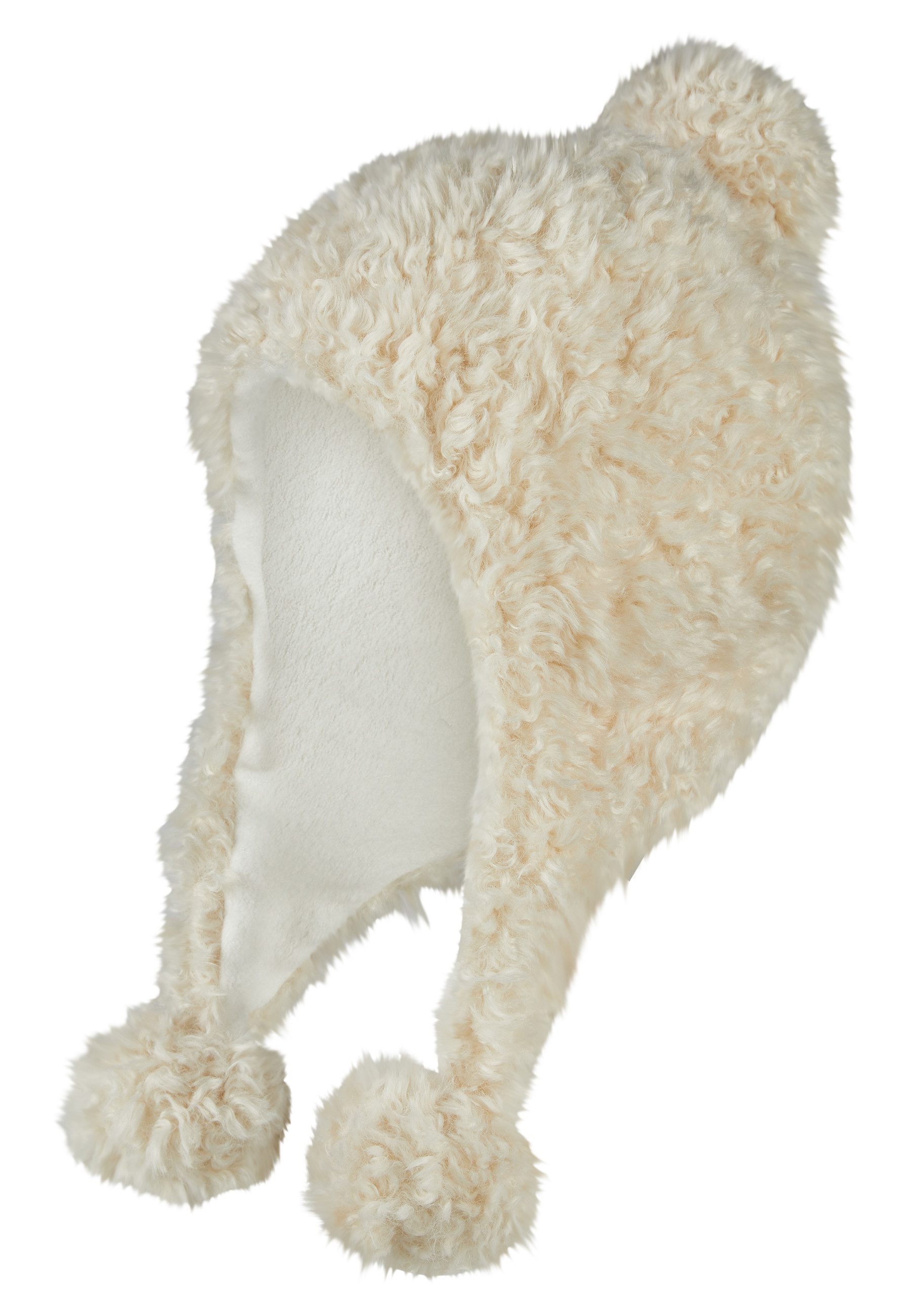 Sterntaler® Strickmütze Inkamütze veganes Fell (1-St)