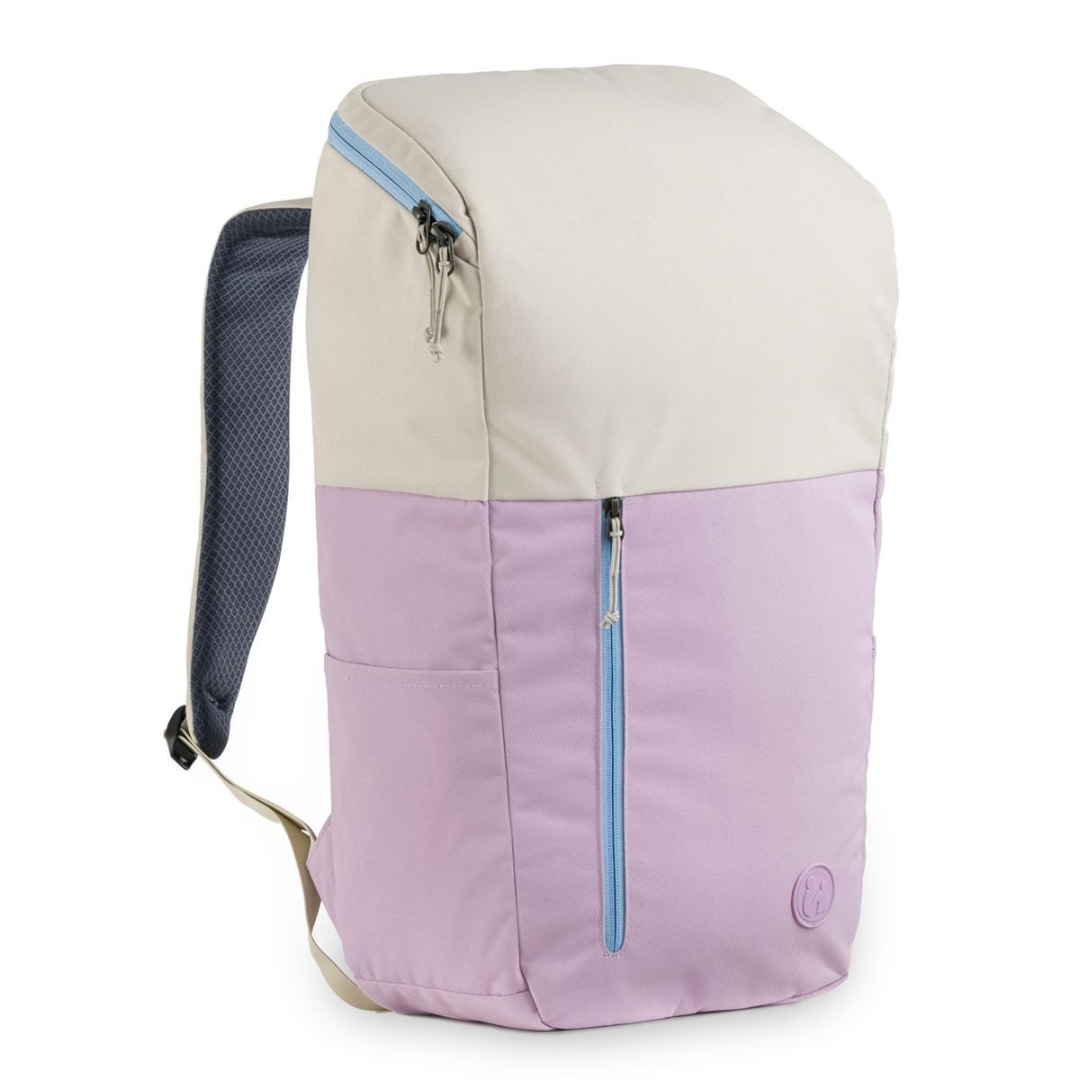 Hauck Wickeltasche Pack N Walk - Beige / Lavender, Wickelrucksack - Baby Wickel Rucksack / sportlicher Rucksack