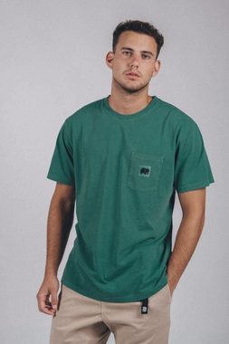 Trendsplant T-Shirt Garza Pigment Dyed T-Shirt Foliage Green