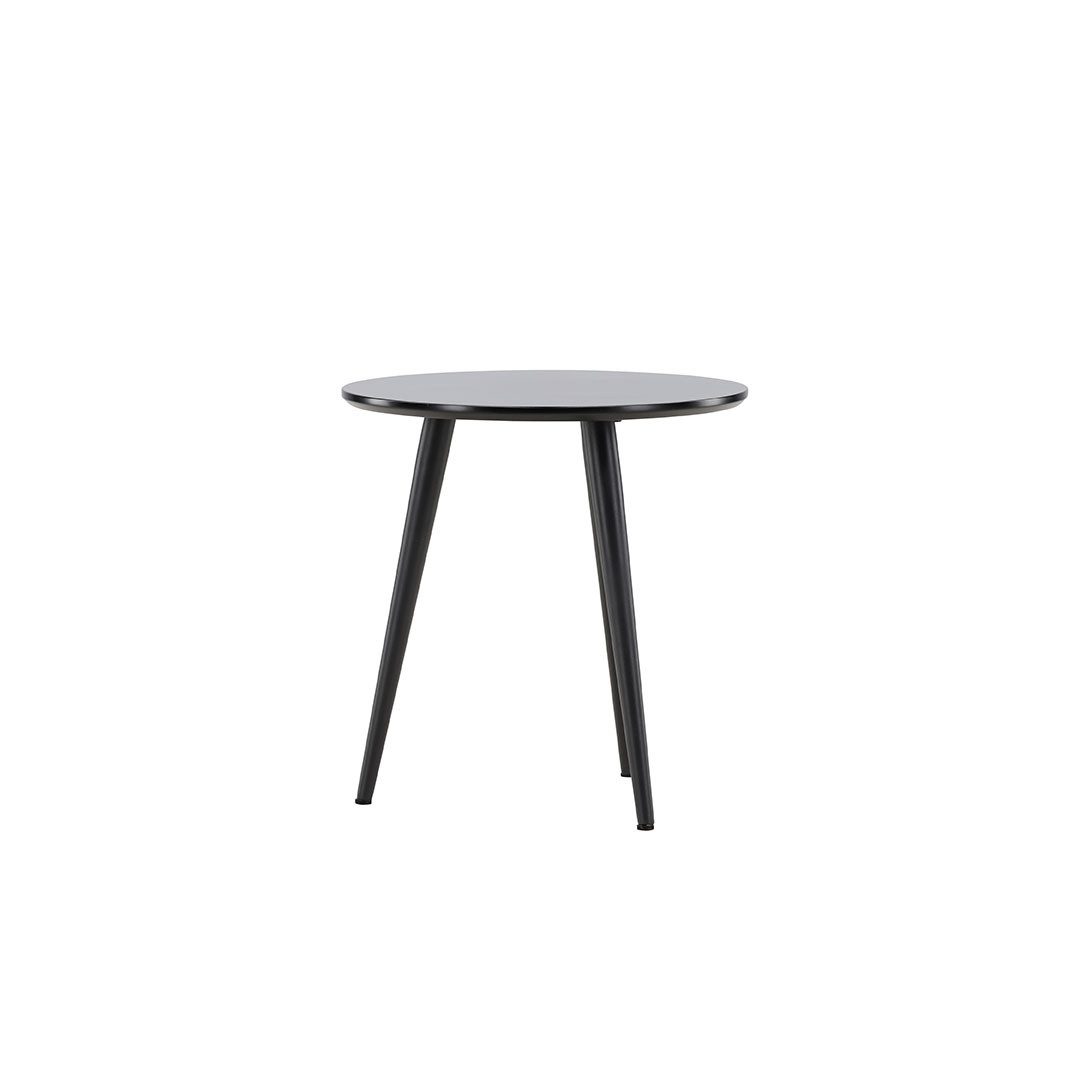 Venture Home Couchtisch Askim Ecktisch Ø48 cm schwarz.