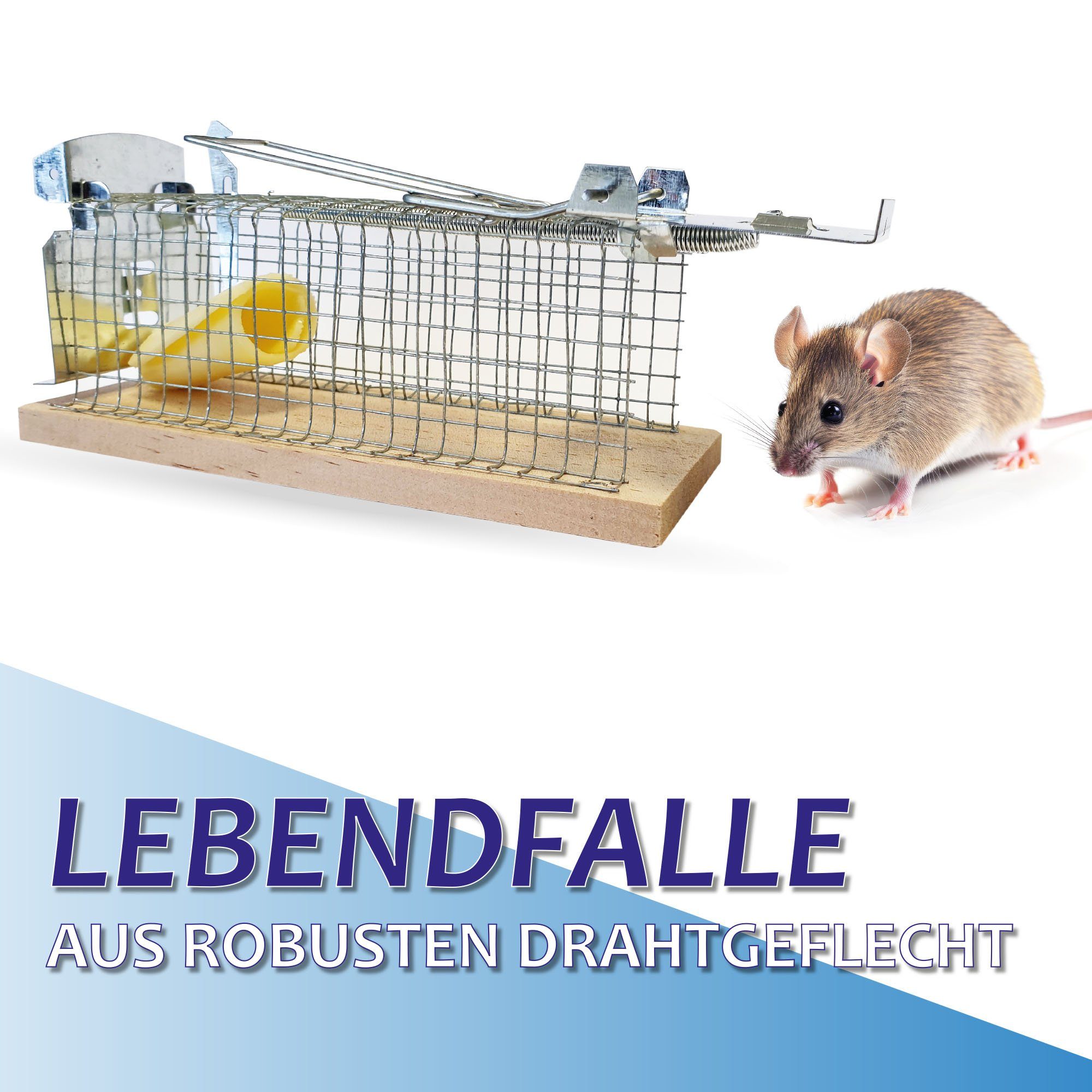 Bestlivings Lebendfalle Tierfreundliche Mausefalle, Wiederverwendbare Mäusefalle - Tierfalle Maus – Bild 4 von 5