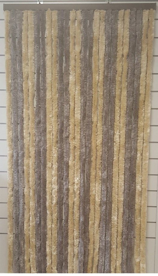 EXPLORER Türvorhang (1 St), Hakenaufhängung, blickdicht, Chenille