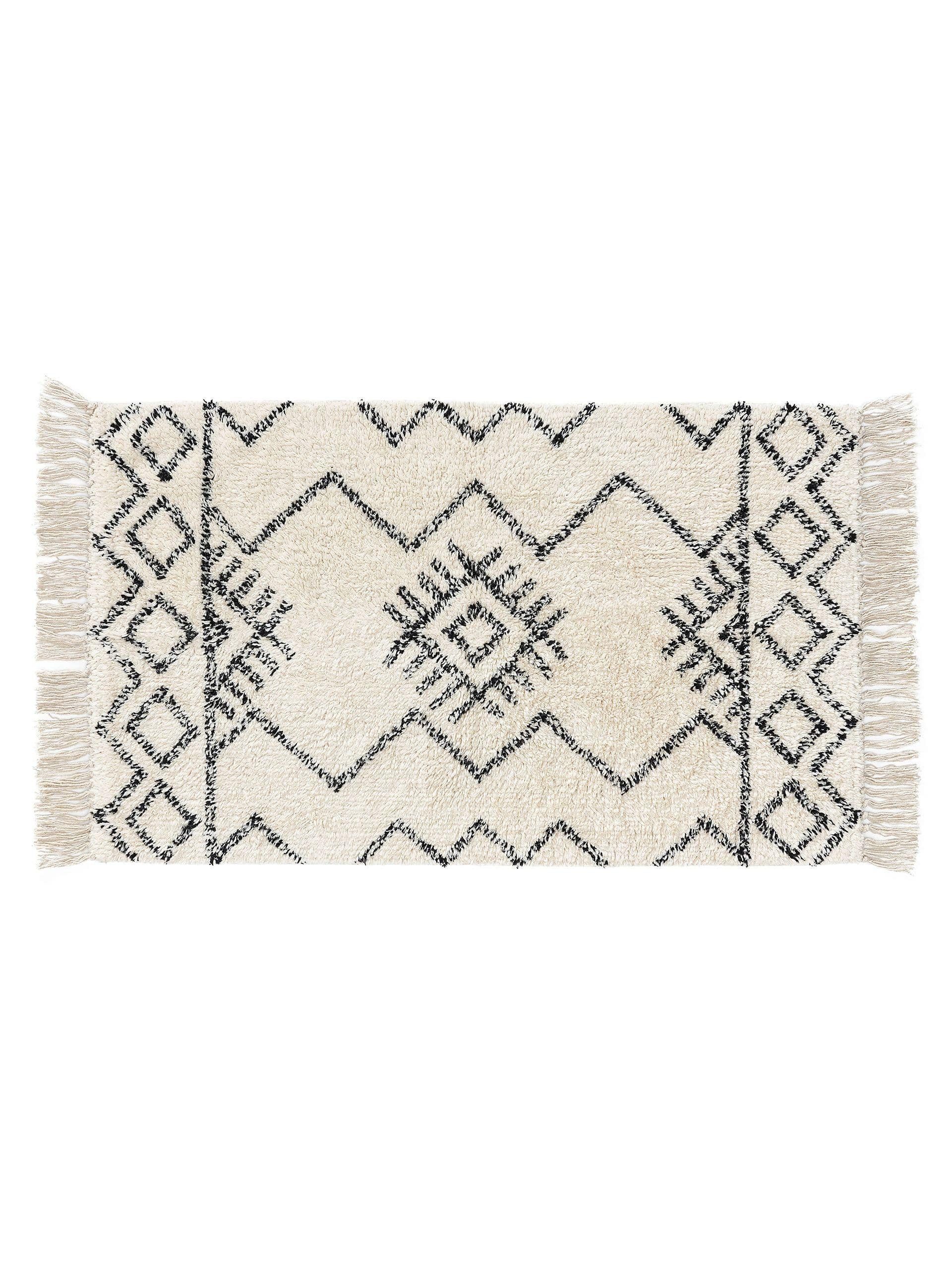 benuta Badematte Naomi, Höhe 6 mm, Baumwolle, rechteckig, 100% Baumwolle, h günstig online kaufen