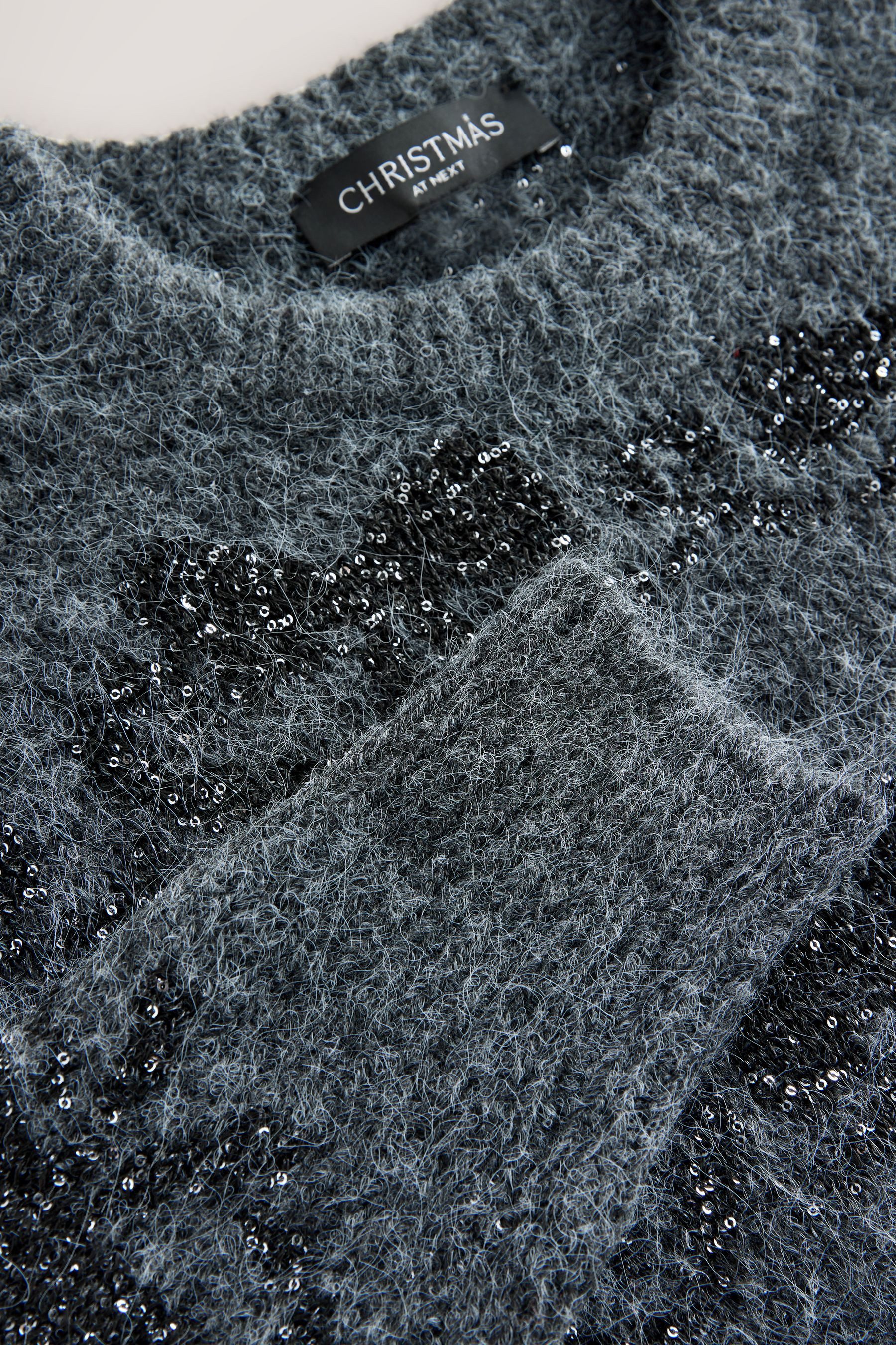 Next Strickjacke Langärmeliger Weihnachtspullover (1-tlg)