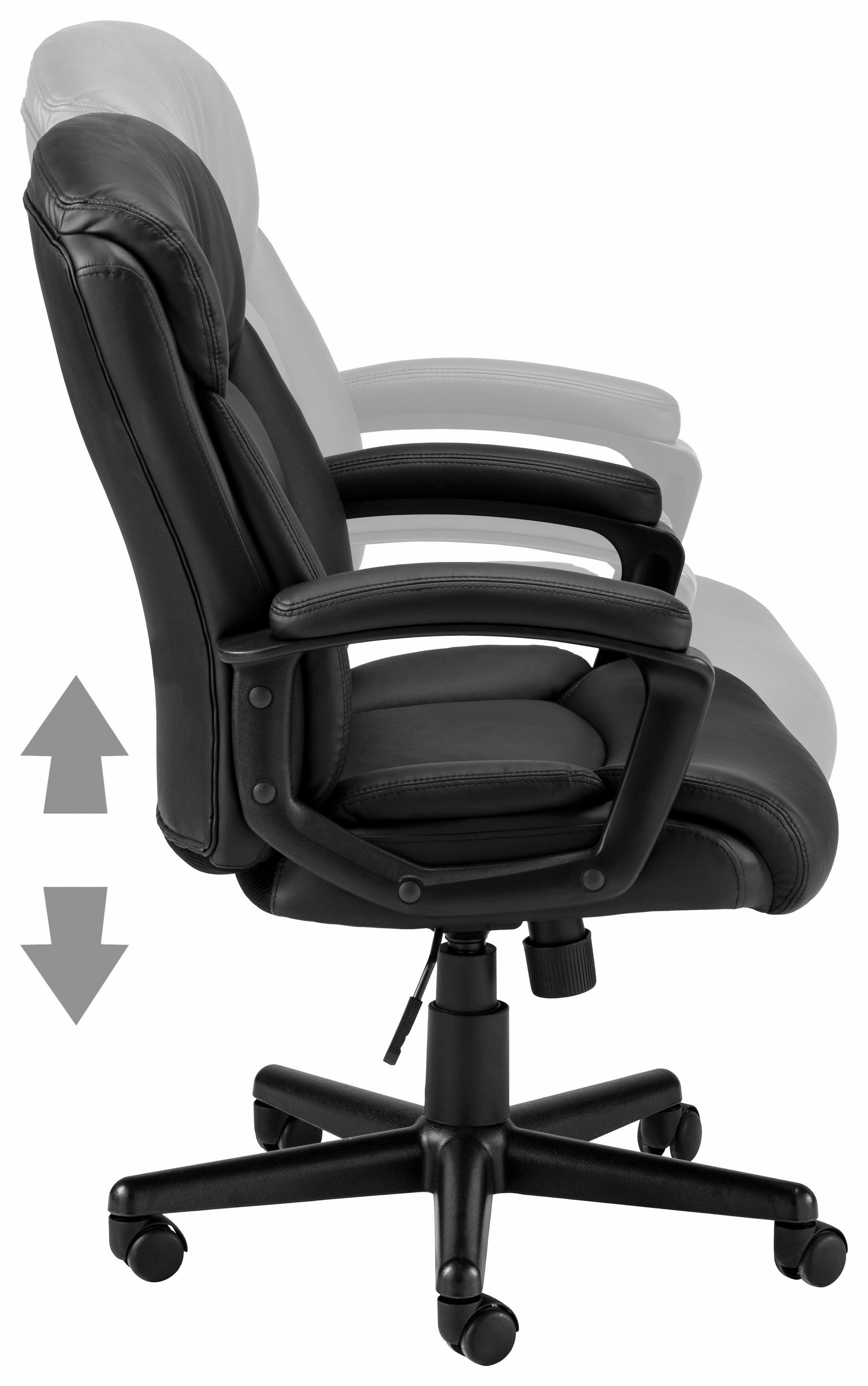 Chefsessel, ergonomischen Polsterung, Bürostuhl INOSIGN komfortable viele Funktionen Julia,