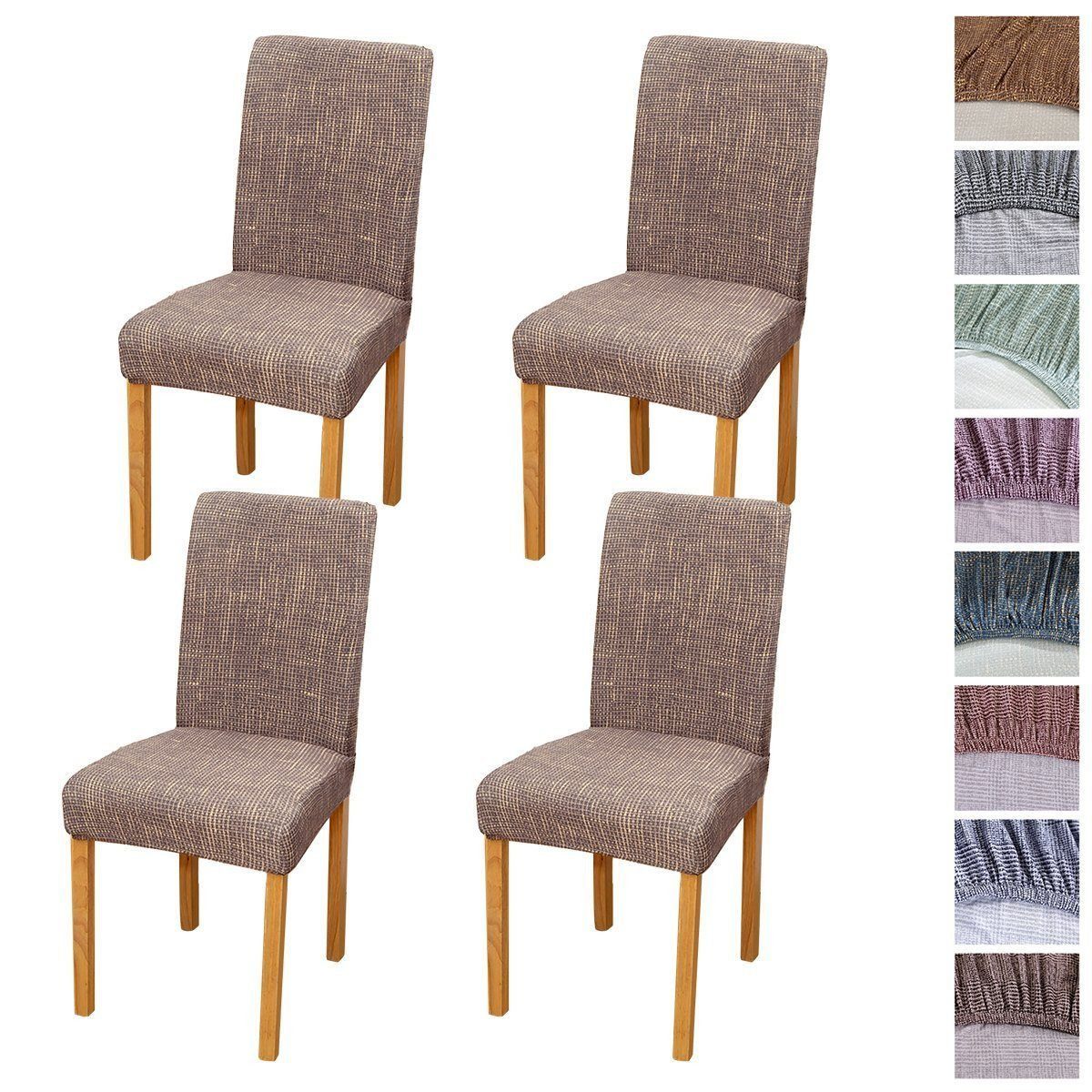 BYSURE Stuhlhusse, 2er 4er 6er Set Stuhlbezug für Stuhl Esszimmer günstig online kaufen