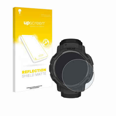 upscreen Schutzfolie für Garmin Instinct Crossover, Displayschutzfolie, Folie matt entspiegelt Anti-Reflex