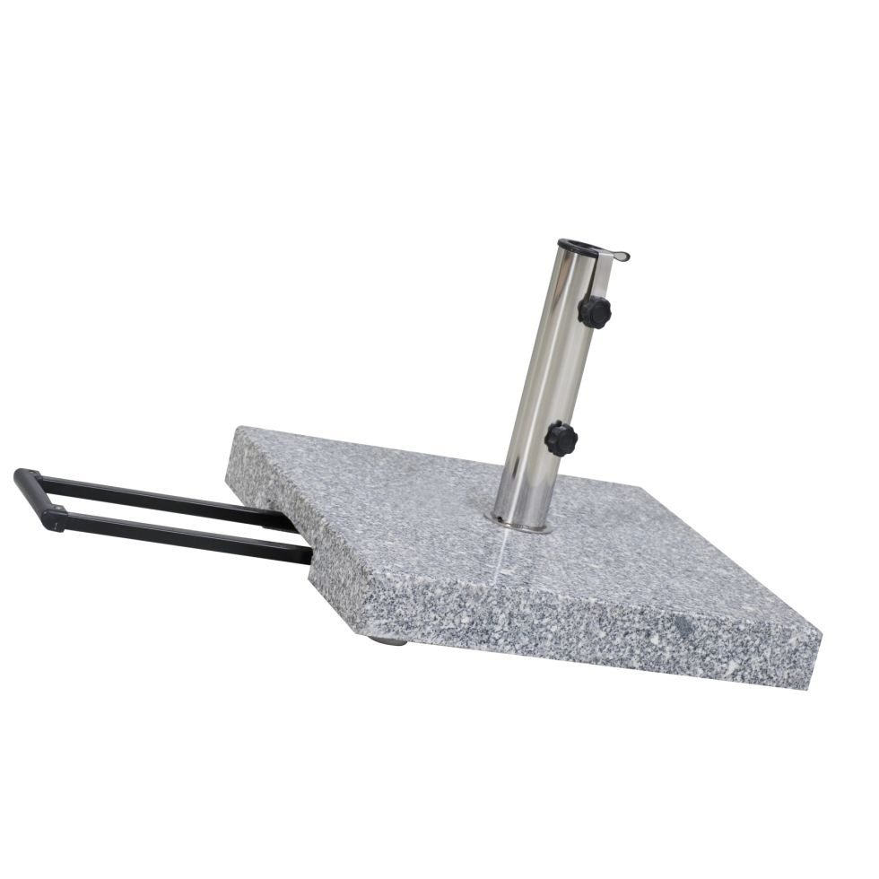 Siena Garden Schirmständer Siena Garden Granitständer Trolley eckig 45 kg