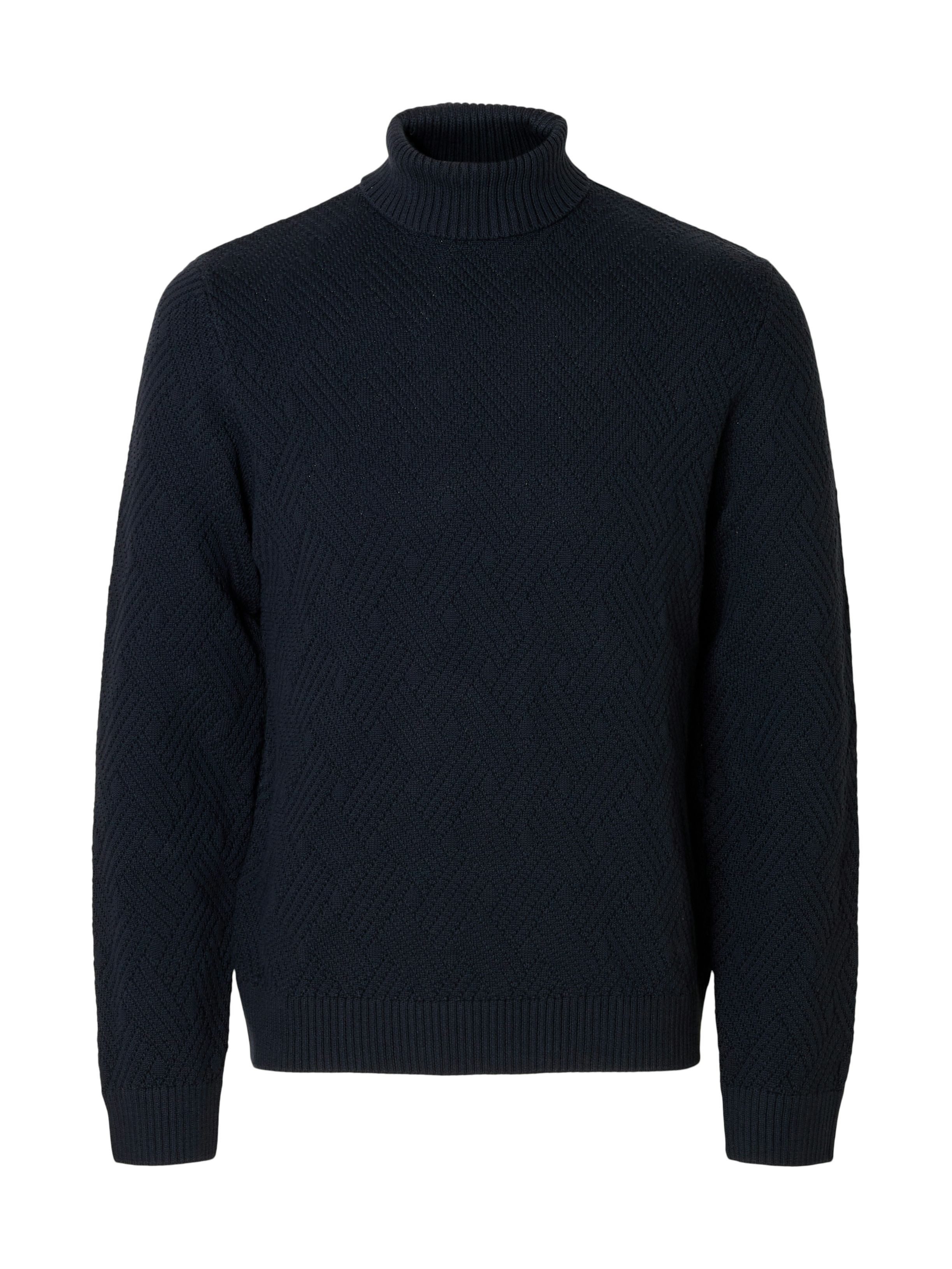 Strickpullover SLHTREVOR LS KNIT STRUCTURE ROLL NECK