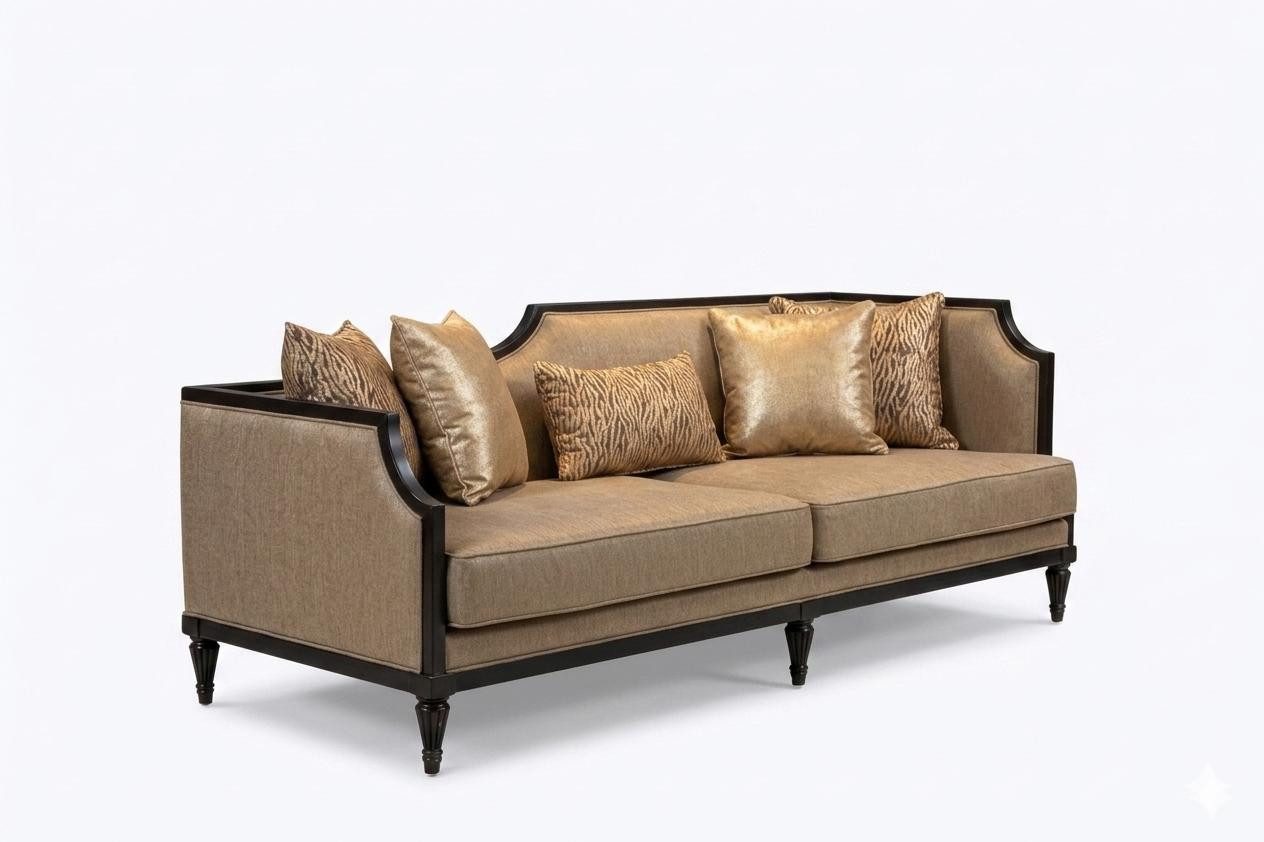 JVmoebel Polstergarnitur Wohnensemble Sofa Garnitur Polstergruppe Wohnzimmer Couchtisch Design, (5-tlg), Made in Europa