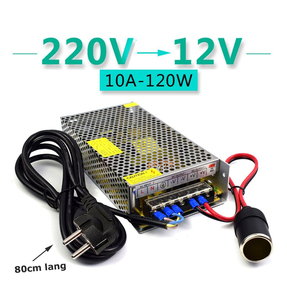 220V auf 12V 15A 180W AC /DC Einbaunetzteil Schaltnetzteil Netzteil Adapter