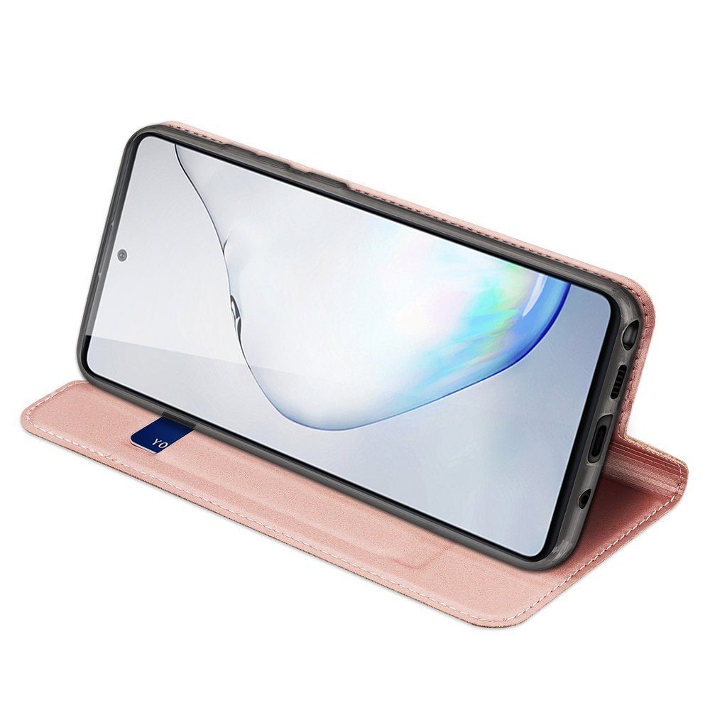 Dux Ducis Brieftasche Brieftaschenetui mit FE Galaxy S23 Rose mit kompatibel Ständer Samsung