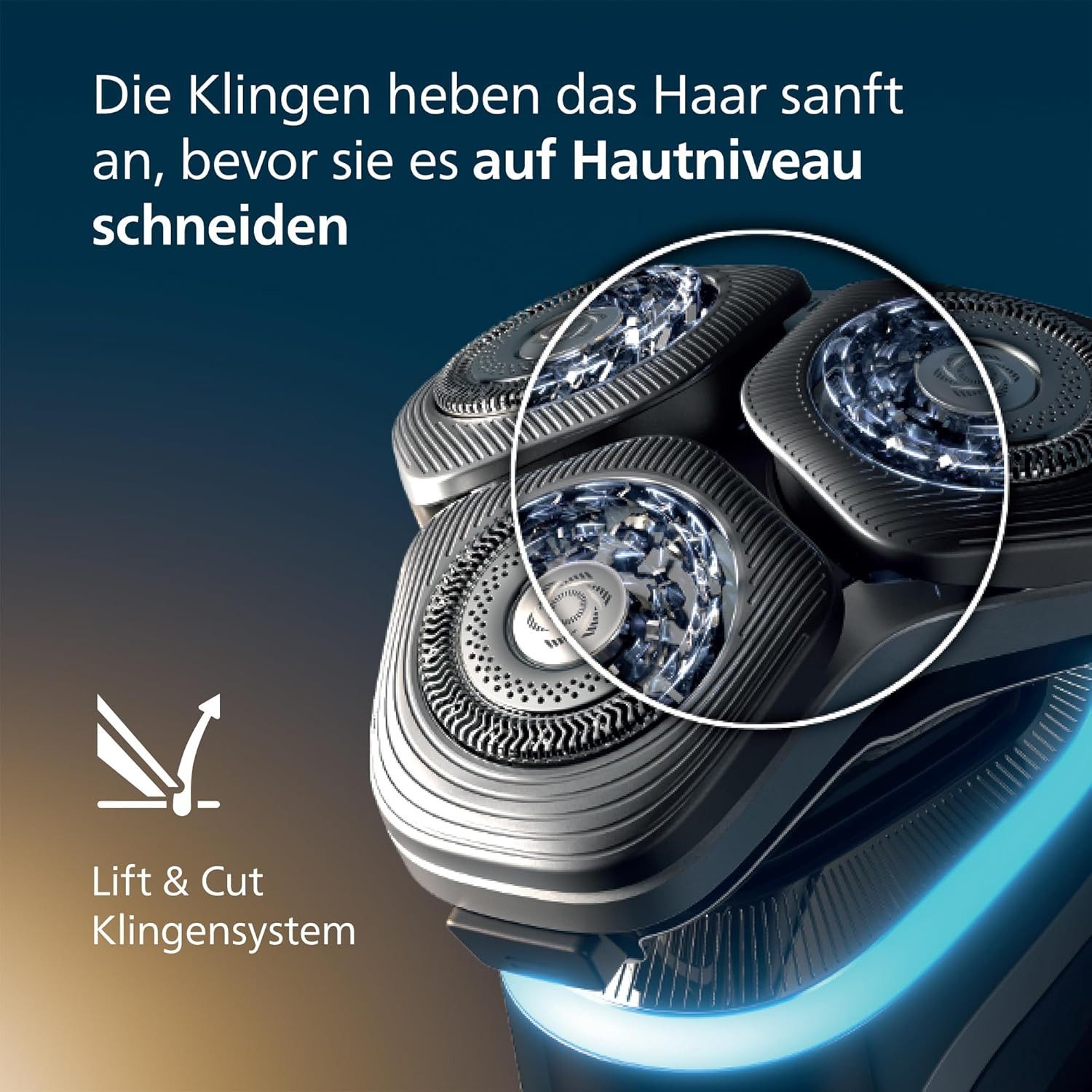 Philips Nassrasierer Philips elektrischer Rasierer i9000 Prestige Herren grau XP9205/30
