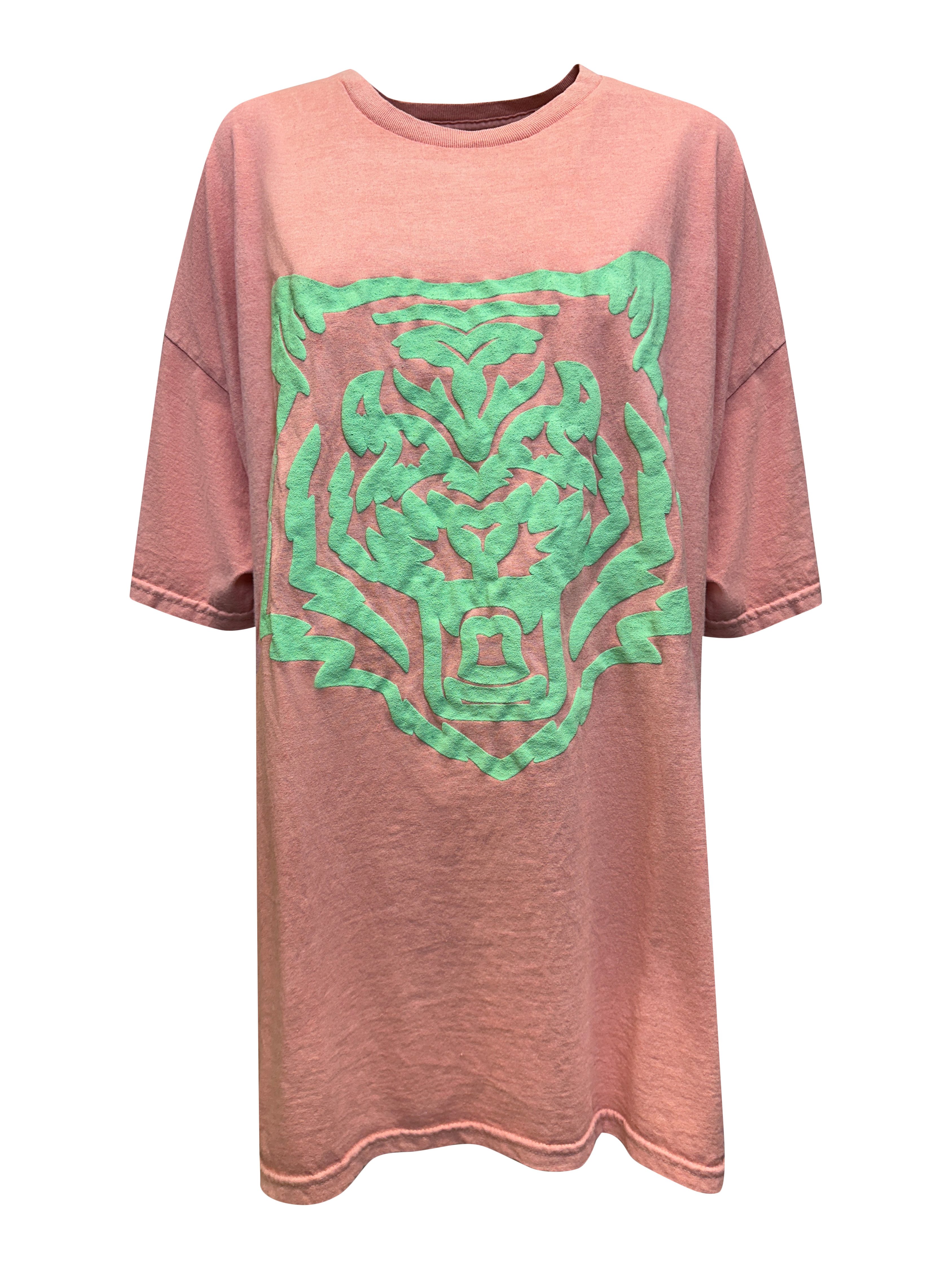 Worldclassca Print-Shirt Worldclassca Oversized Animal Print günstig online kaufen