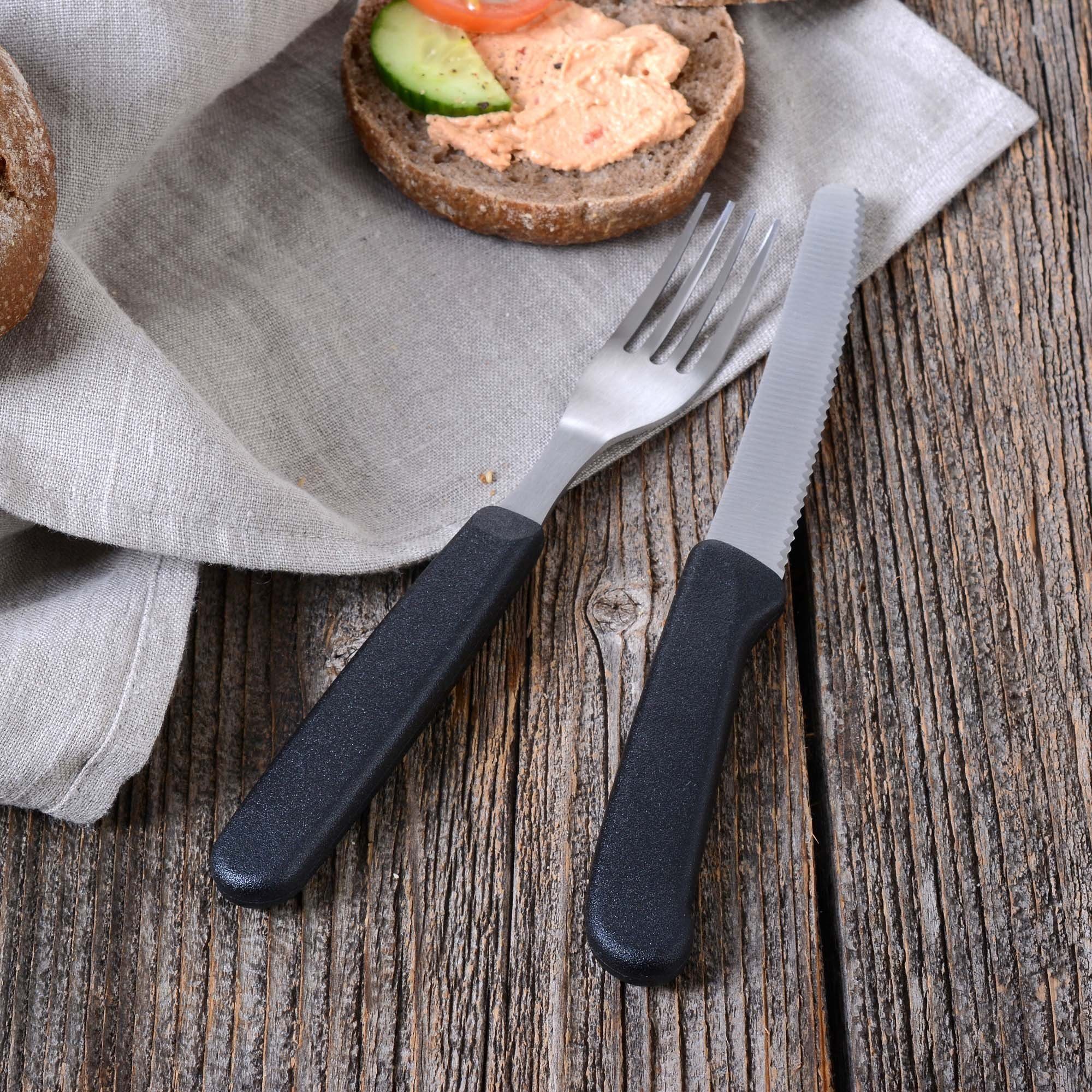 GRÄWE Tafelgabel GRÄWE Tafelgabeln, Edelstahl, bunte Griffe