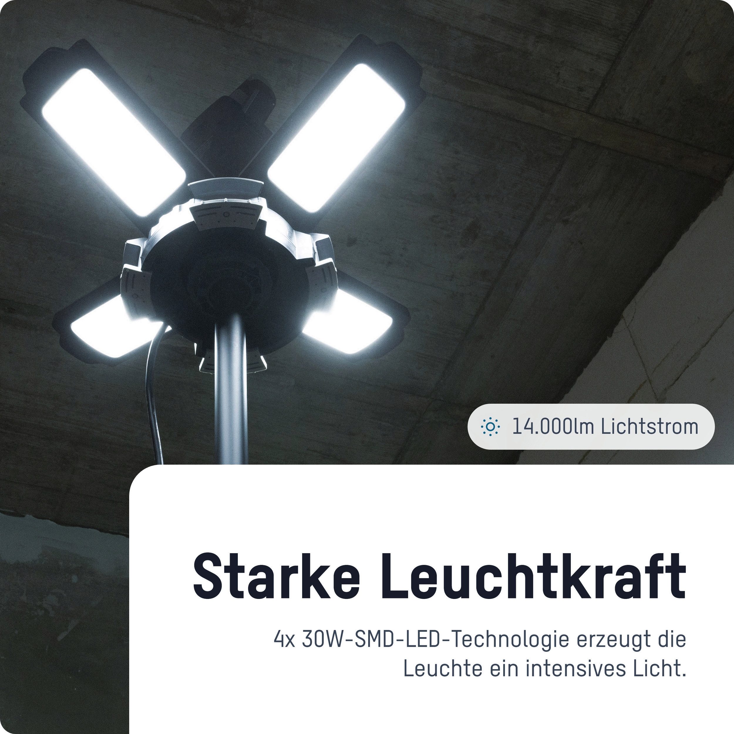 ANSMANN AG LED Arbeitsleuchte Vierfach-LED Strahler, 3 Farbtemperaturen, st günstig online kaufen