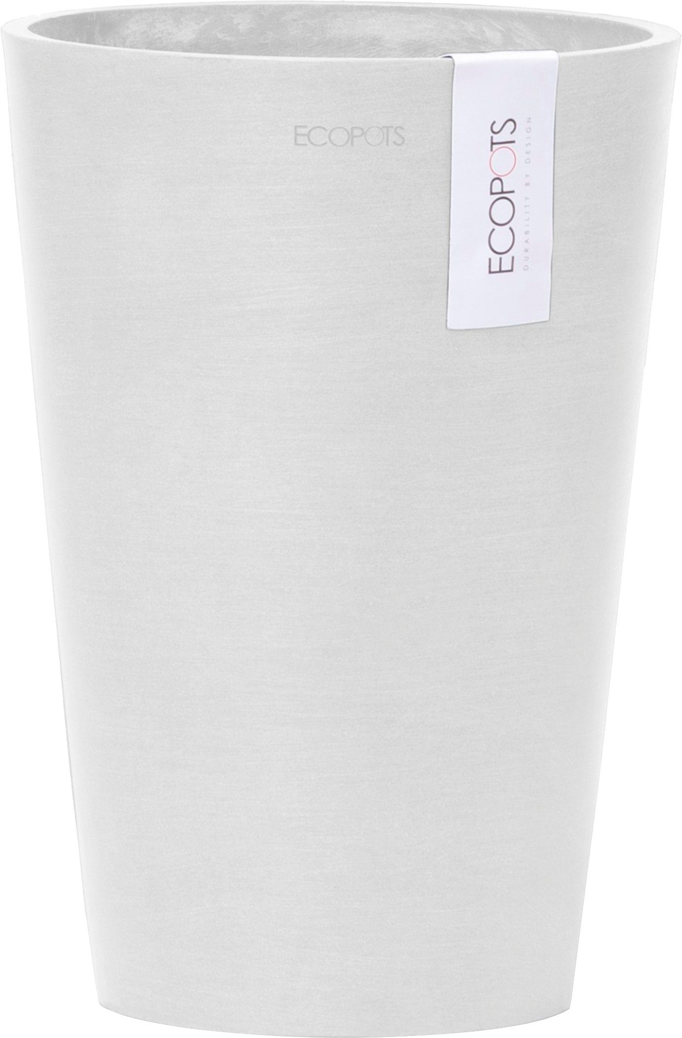ECOPOTS Blumentopf Pisa 17,5 Weiß, für günstig online kaufen