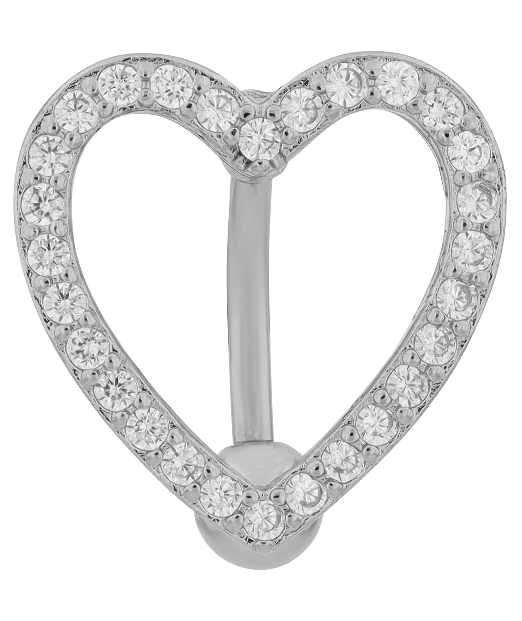 AKZENT Bauchnabelpiercing Zirkonia (1-tlg)