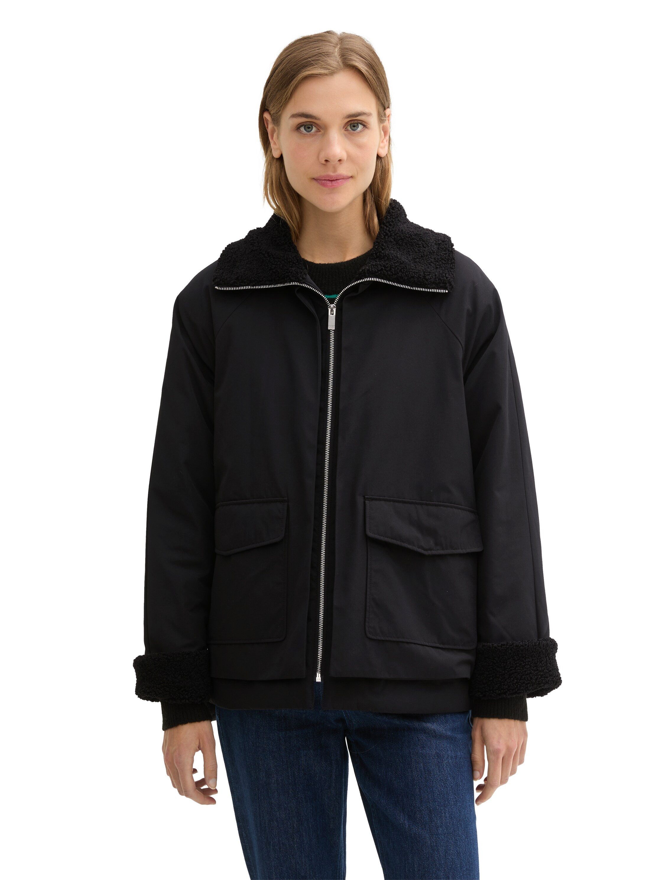 TOM TAILOR Denim Hybridjacke mit fake günstig online kaufen