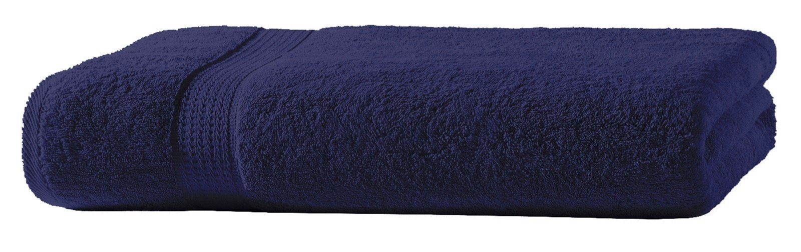 One Home Badetuch Royal, Frottee (1-St), mit Bordüre, saugfähig dunkelblau | Badetücher