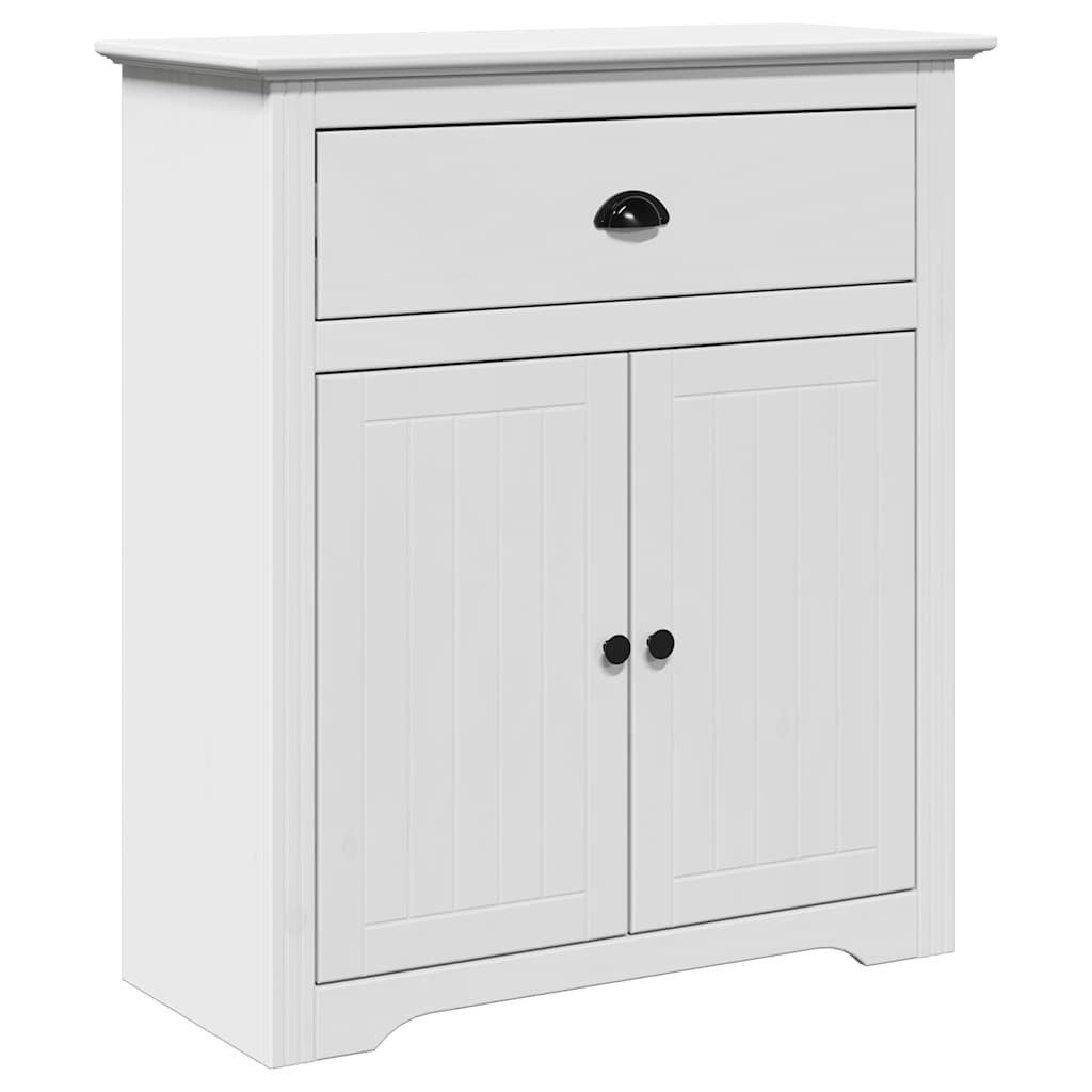 vidaXL Aufbewahrungsbox Flurschrank BODO Weiß 80x35x90 günstig online kaufen