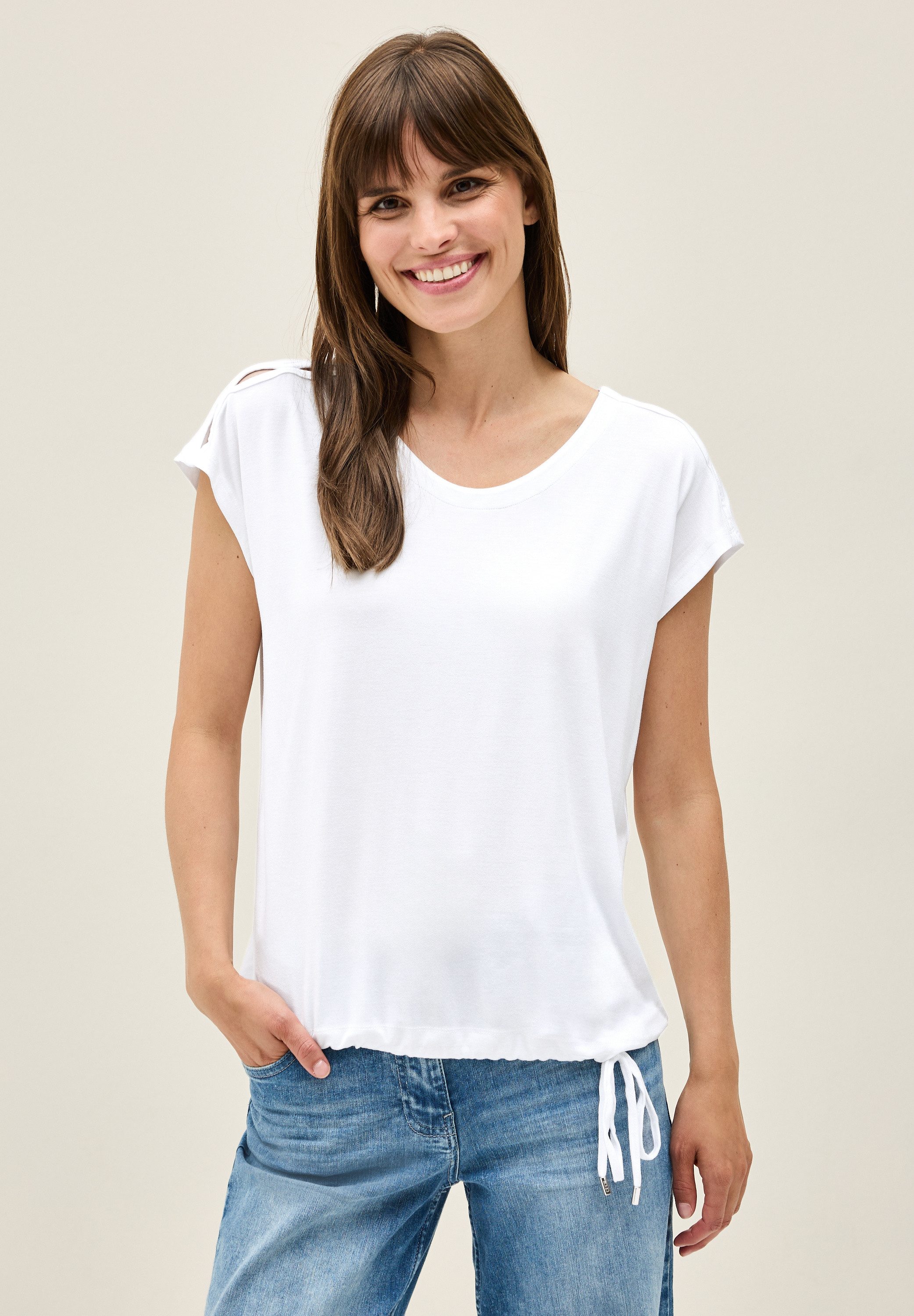 CECIL T-Shirt aus softer Viskose günstig online kaufen