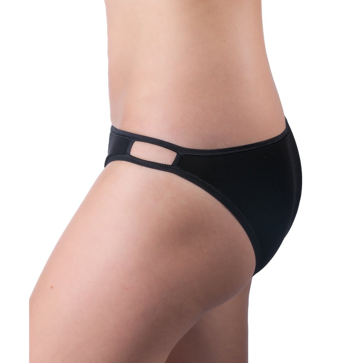 HERMKO Slip 5040 Mini-Slip, Brazilian-Style, Baumwolle/Elastan, Feinripp, tief sitzend