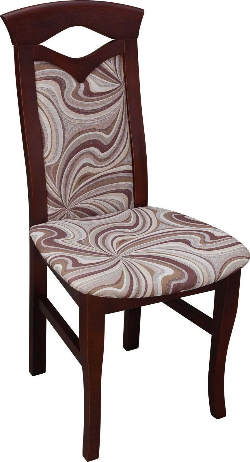Holzstuhl Klassische (1 JVmoebel Braun Stühle St) Stuhl Esszimmerstuhl Designer Stuhl Luxus Sessel