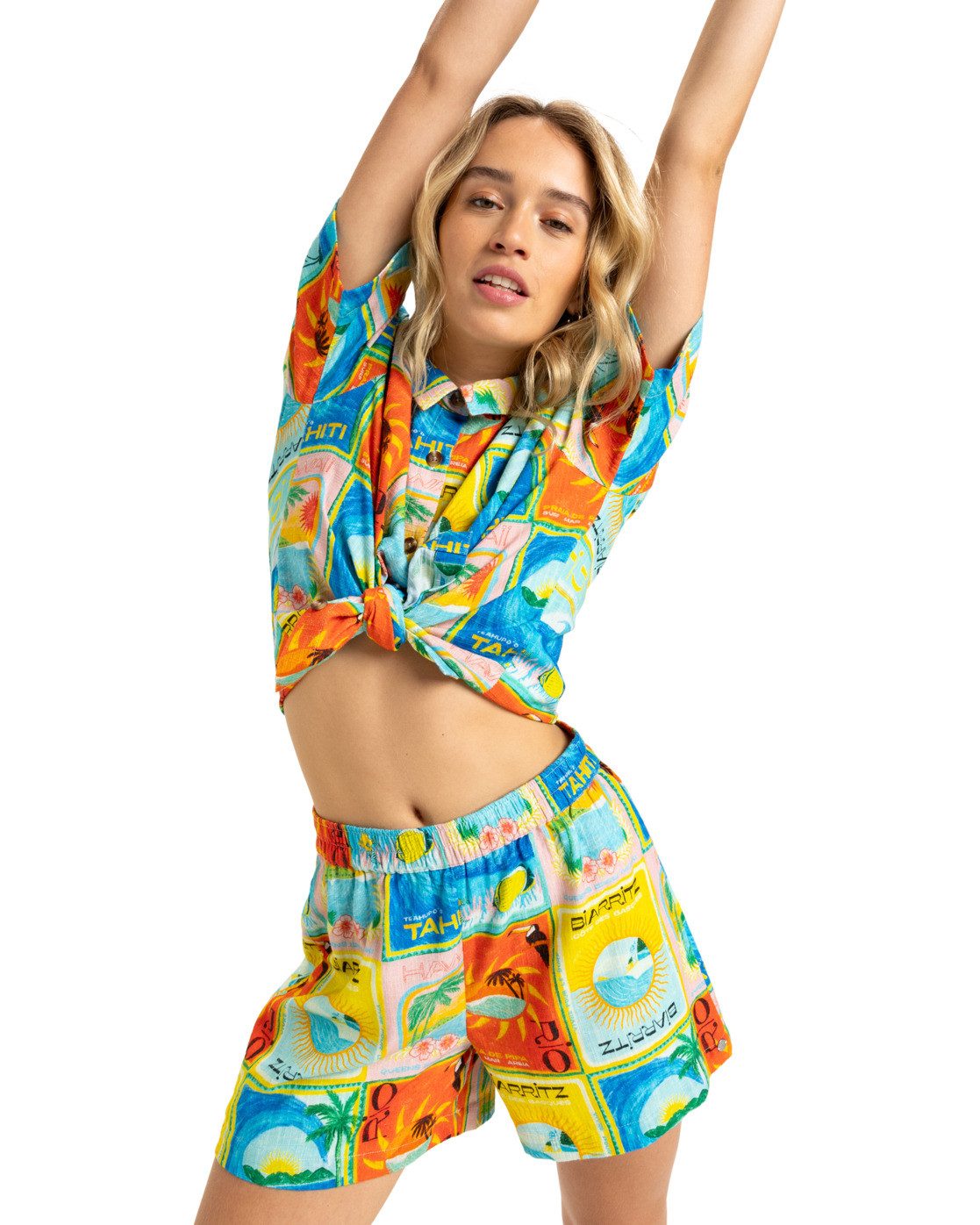 Roxy Bermudas Atlas Sunburn Tones