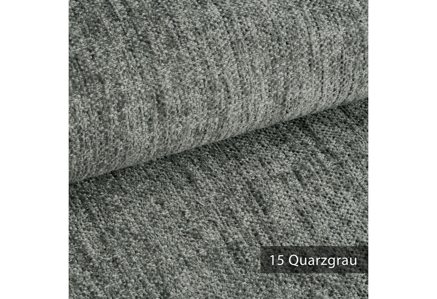 Thumbnail - novely® Stoff exquisit TESSANO - Samtweicher Chenille-Polsterstoff, Schwer Entzündbar, Robust, Abriebfest, Meterware, 1l...