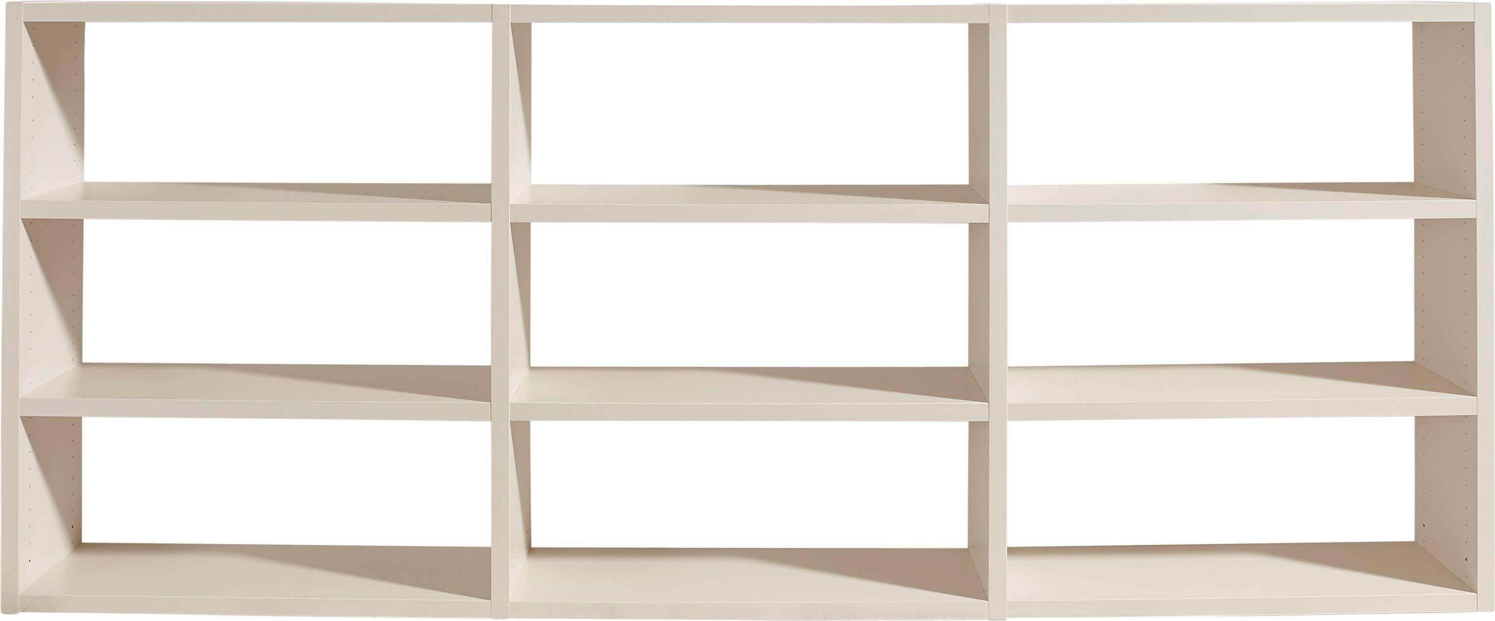 cm fif Fächer, Toro, Weiß 9 275,8 Creme möbel Breite Raumteilerregal