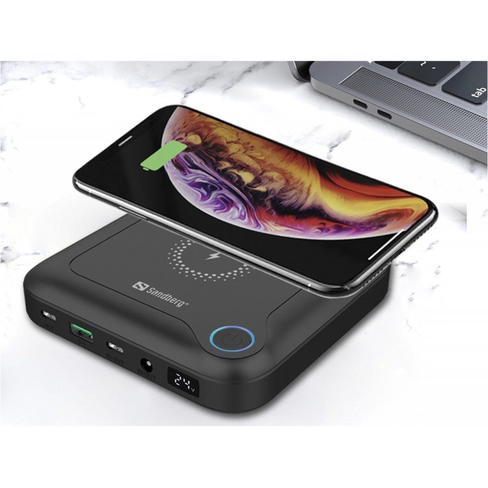 Sandberg All-in1 Laptop 24000 - Powerbank - schwarz Powerbank