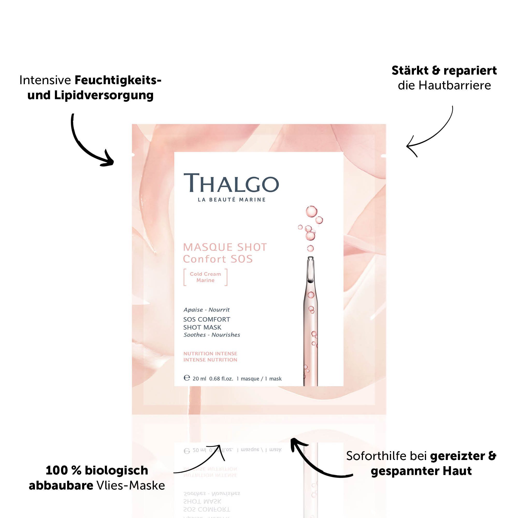 THALGO Tagescreme SOS-Maske mit beruhigendem Effekt
