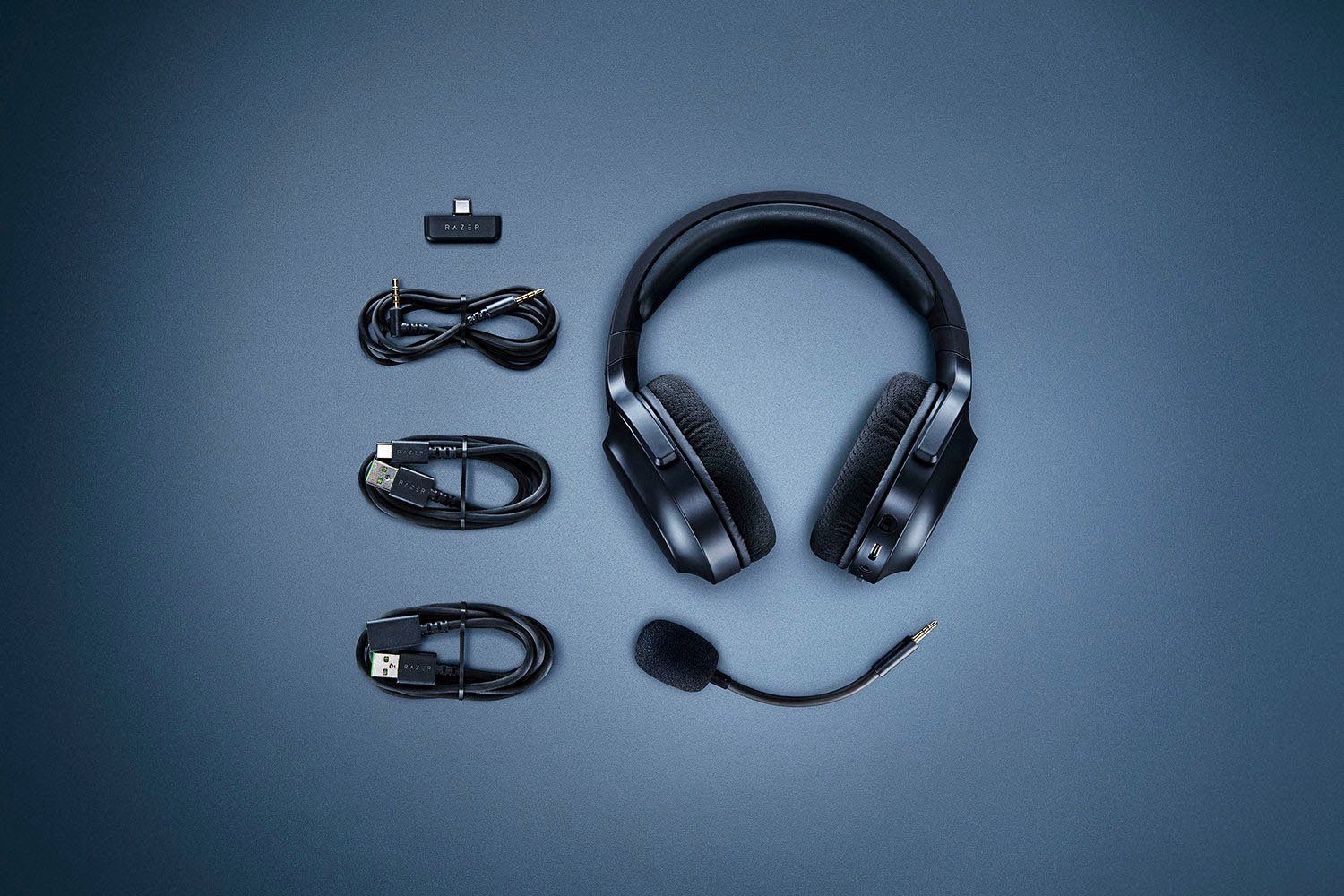 RAZER Barracuda X Kopfhörer (Freisprechfunktion, Mikrofon abnehmbar, Rauschunterdrückung, integrierte Steuerung für Anrufe und Musik, Bluetooth)