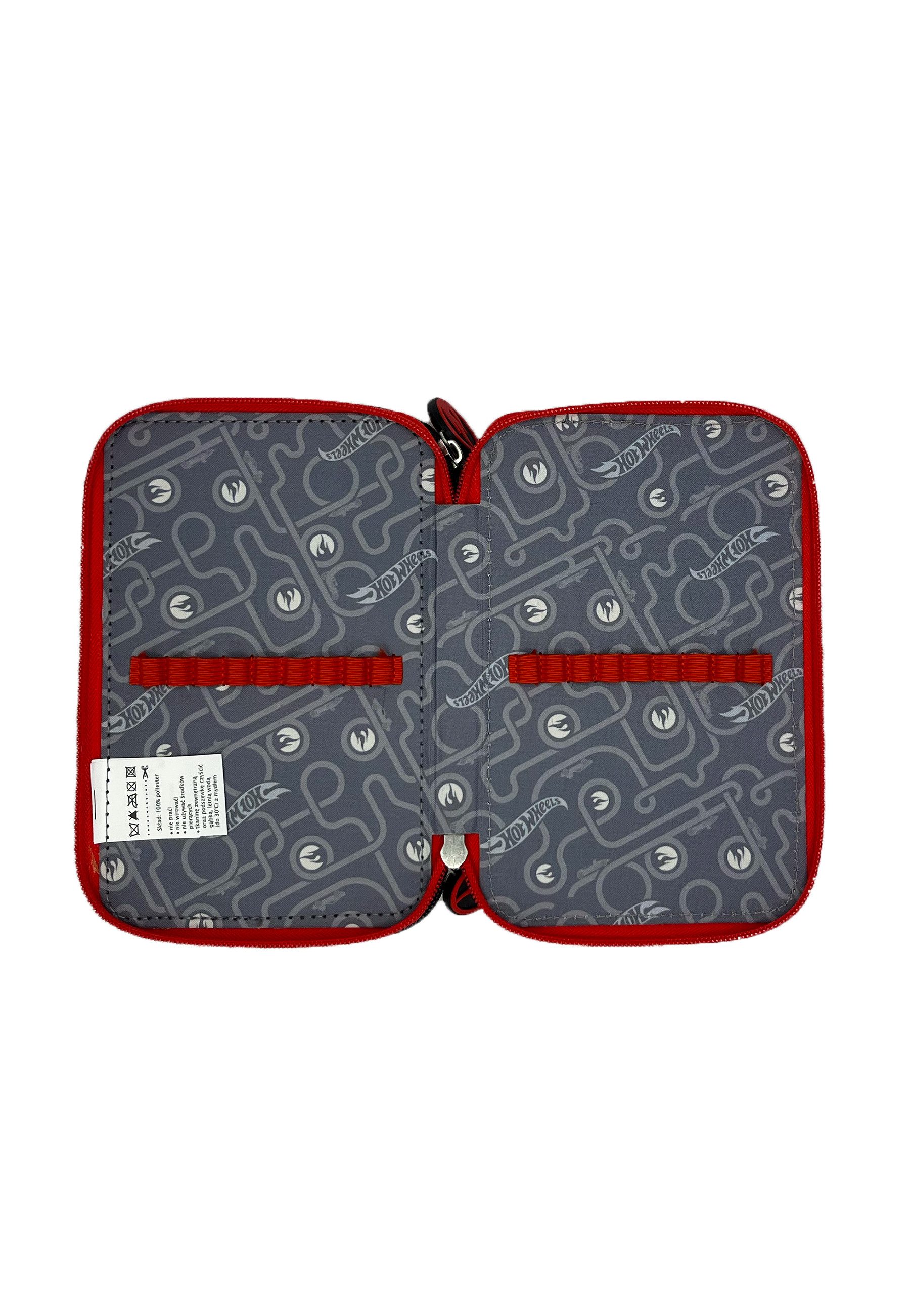 Hot Wheels Federmäppchen Kinder Mäppchen Federmappe Etui mit Inhalt