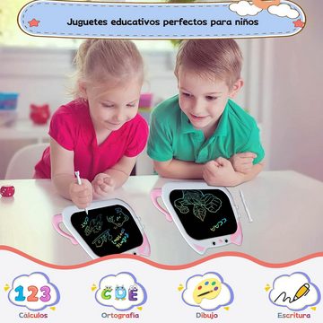 JOEAIS Zaubertafel LCD Schreibtafel 10 Zoll Kinder Maltafel Zeichentafel Drawing Tablet, (Schreibtablett Zeichenblock Weihnachts Und Geburtstagsgeschenke, ab 3 jahre Zeichentablett PäDagogisches Spielzeug Kinderspielzeug), Digital Notepad Flugzeug Doodle-Brett für Jungen und Mädchen