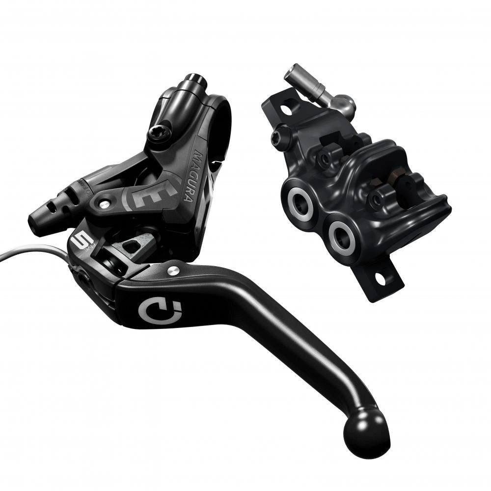 Magura Scheibenbremse MAGURA MT5e HIGO-Schliesser (NO), 3-Finger Aluminium-Hebel - kraftvoll