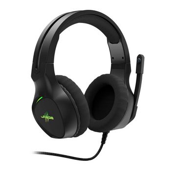 uRage Gaming-Headset "SoundZ 710 7.1", schwarz, 7.1-Virt Gaming-Headset (Beleuchtung, flexibles Bügelmikrofon, Lautstärkeregler)