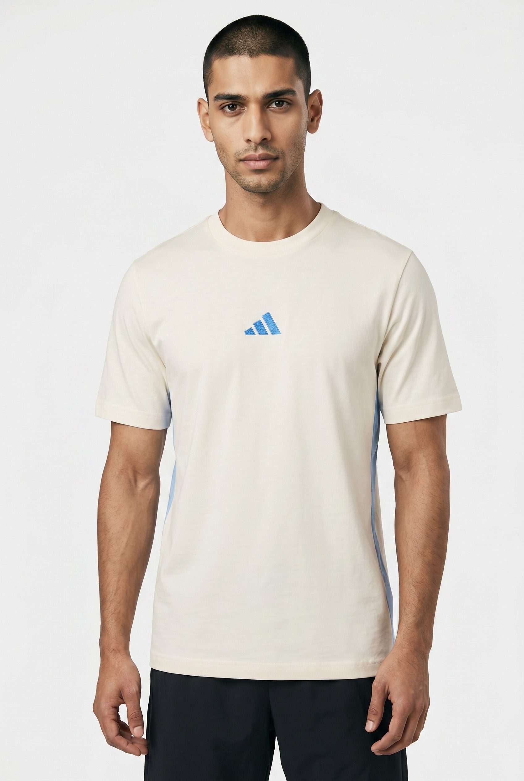 T-Shirt ESSENTIALS 3-STREIFEN SINGLE JERSEY