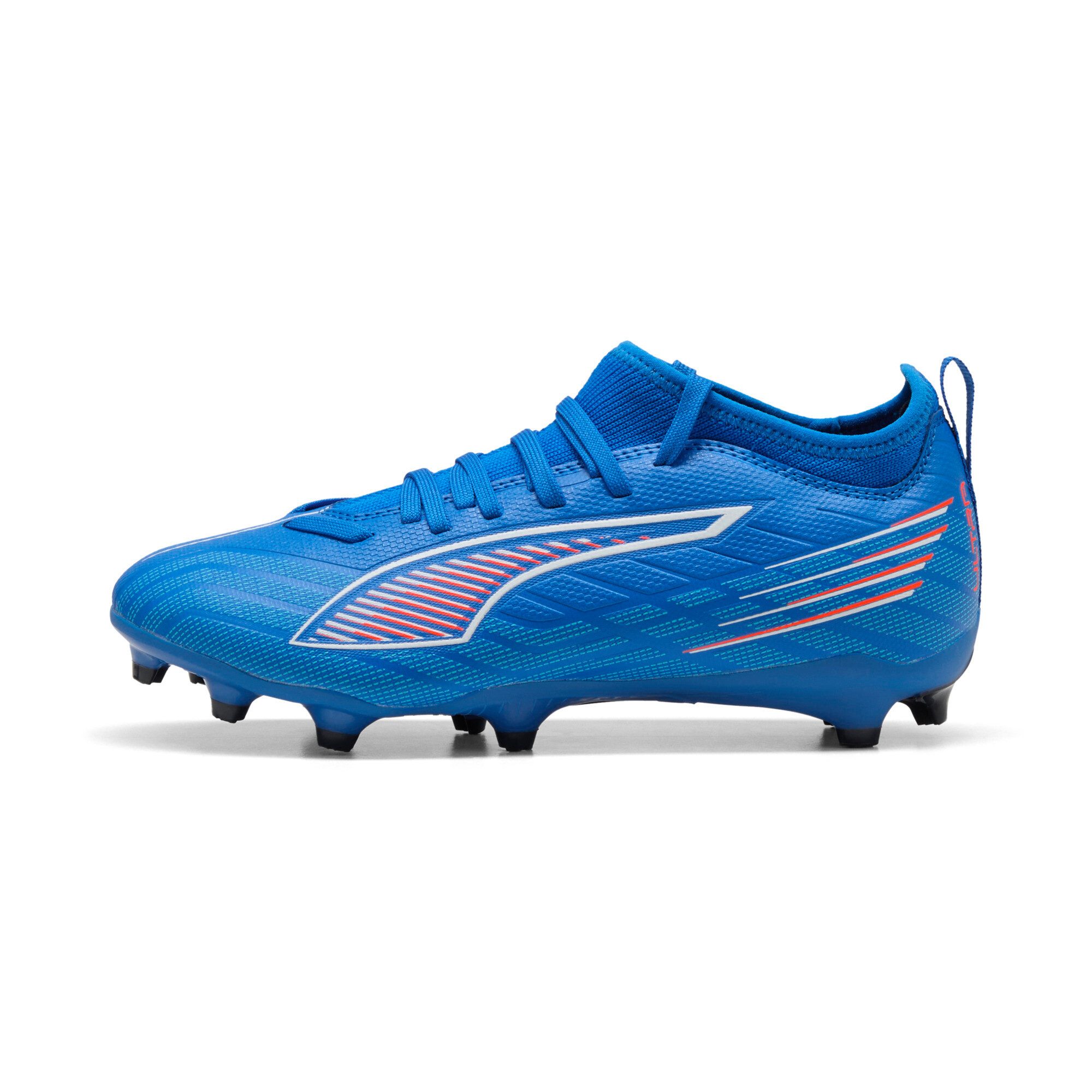 PUMA ULTRA 6 MATCH FG/AG JR Fußballschuh für Rasen- und Kunstrasenplätze, mit SPEEDSYSTEM Laufsohle