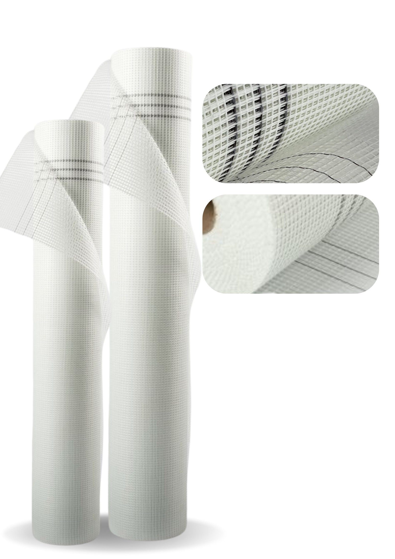 VaGo-Tools Glasfasergewebe 100m Armierungsgewebe Glasfasergewebe 165g/m² Weiß