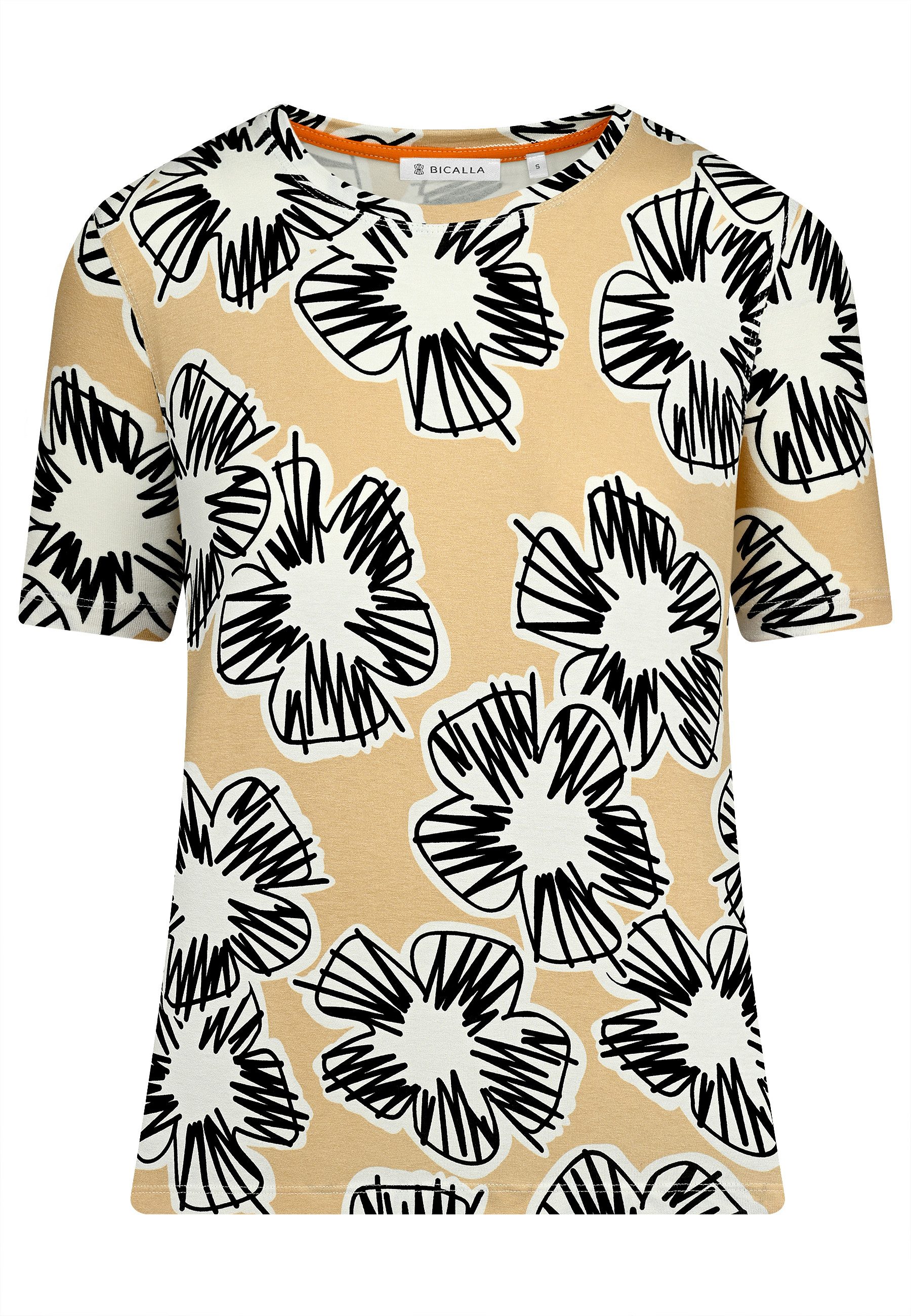 BICALLA T-Shirt Shirt mit Blüten-Print in günstig online kaufen
