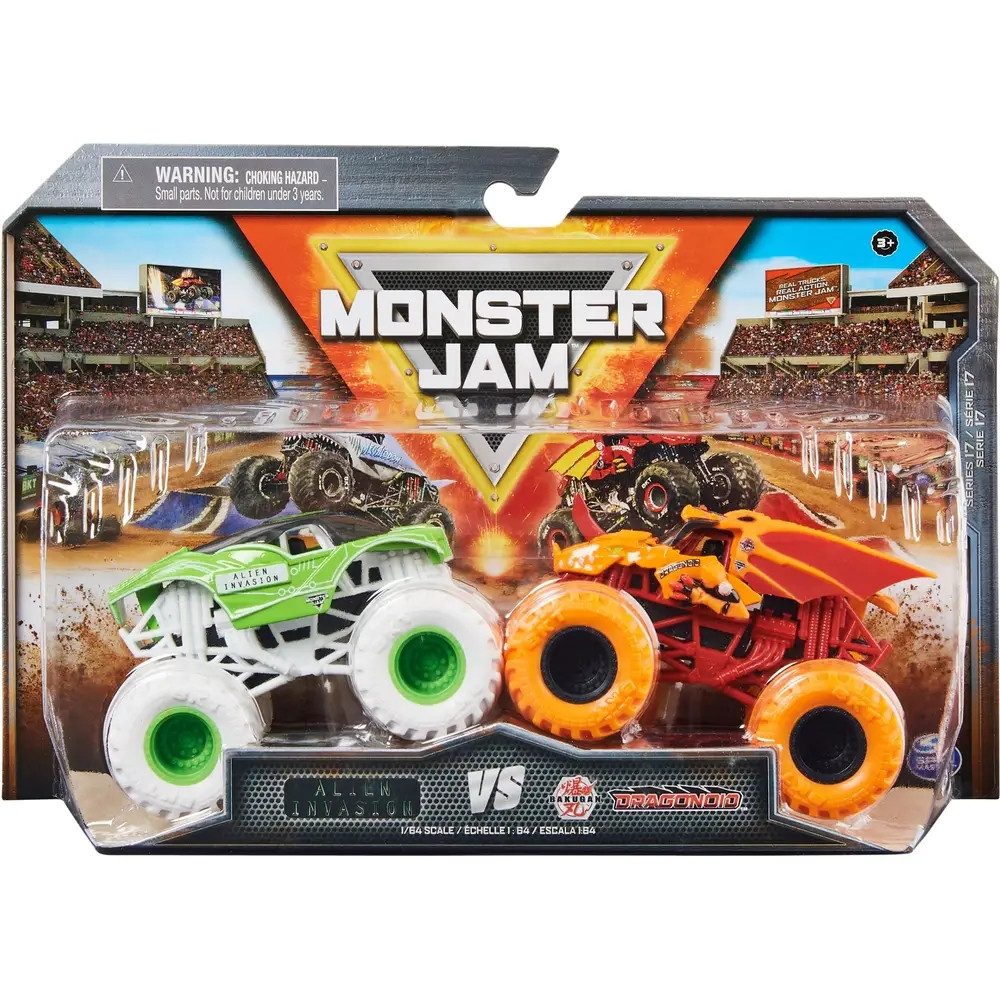 Amigo Spiel + Freizeit GmbH Modellauto Monster Jam Monster Jam 2-Pack 1:64
