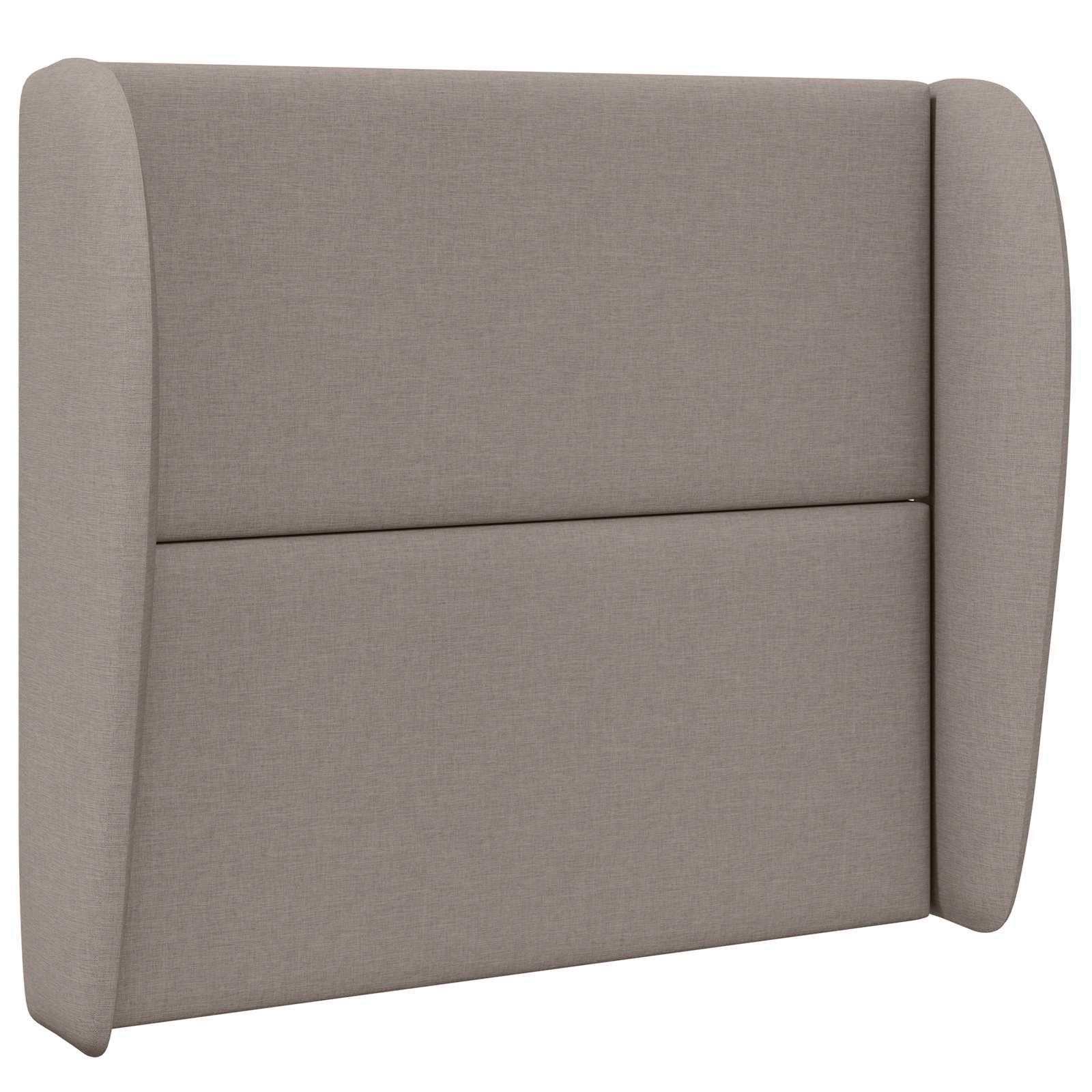 vidaXL Betthimmel Kopfteil Ohr Beige Stoff (1-tlg)