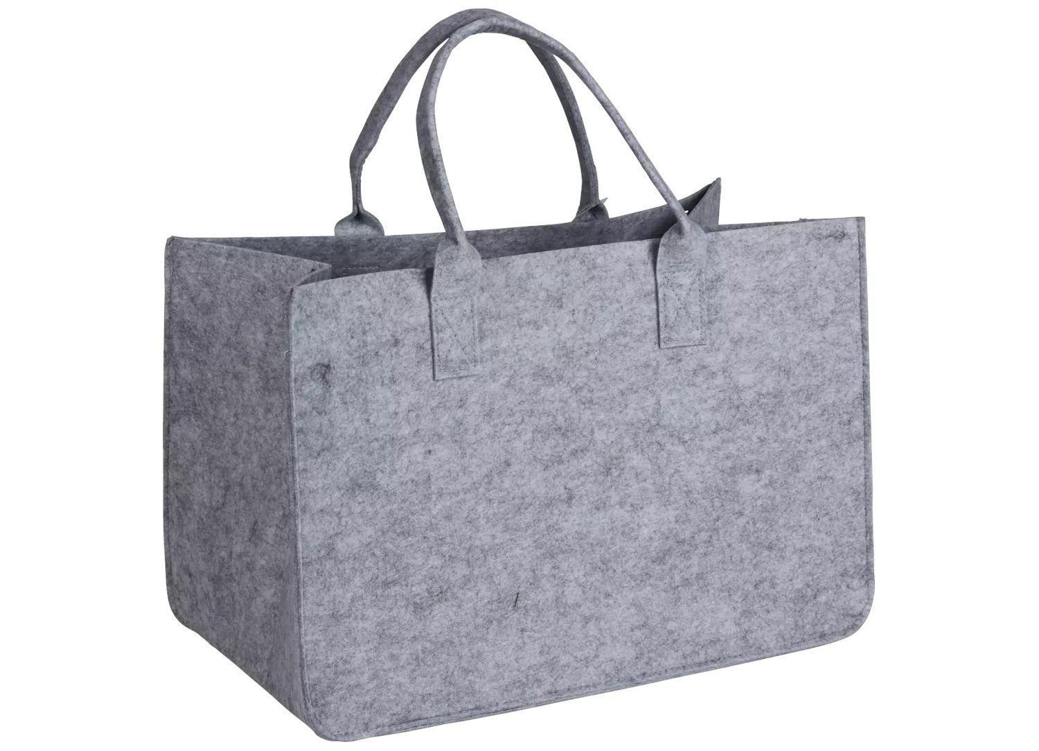 BURI Tragetasche Filztasche Kamin Brennholz Korb Tragen Shopper Aufbewahrung Einkäufe