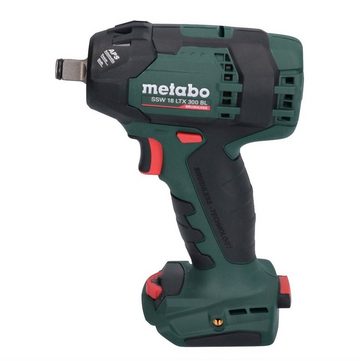 metabo Akku-Schlagschrauber Metabo SSW 18 LTX 300 BL Akku Schlagschrauber 18 V 300 Nm 1/2" Brushless + 1x Akku 8,0 Ah + Ladegerät + metaBOX